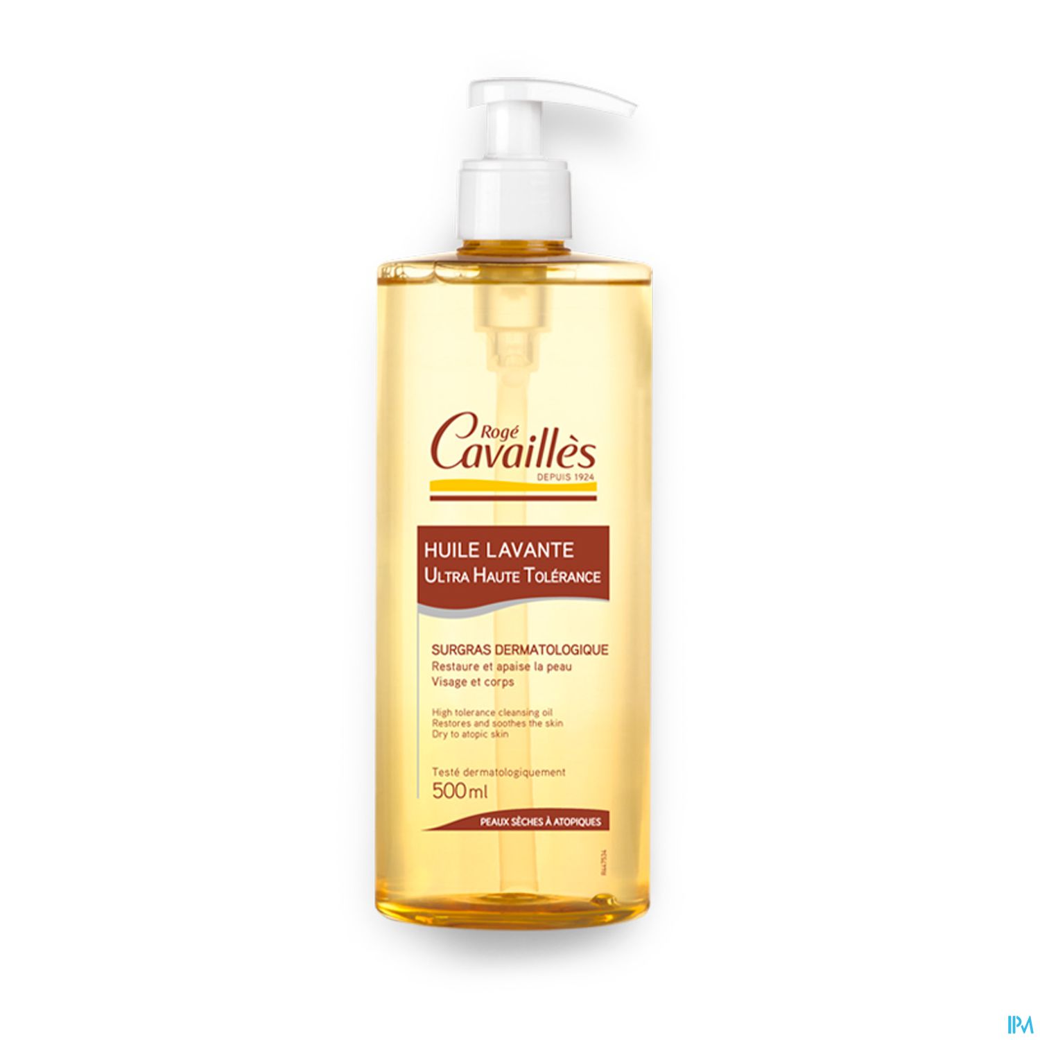 Roge Cavailles Huile Lavante Dermo Uht 500ml