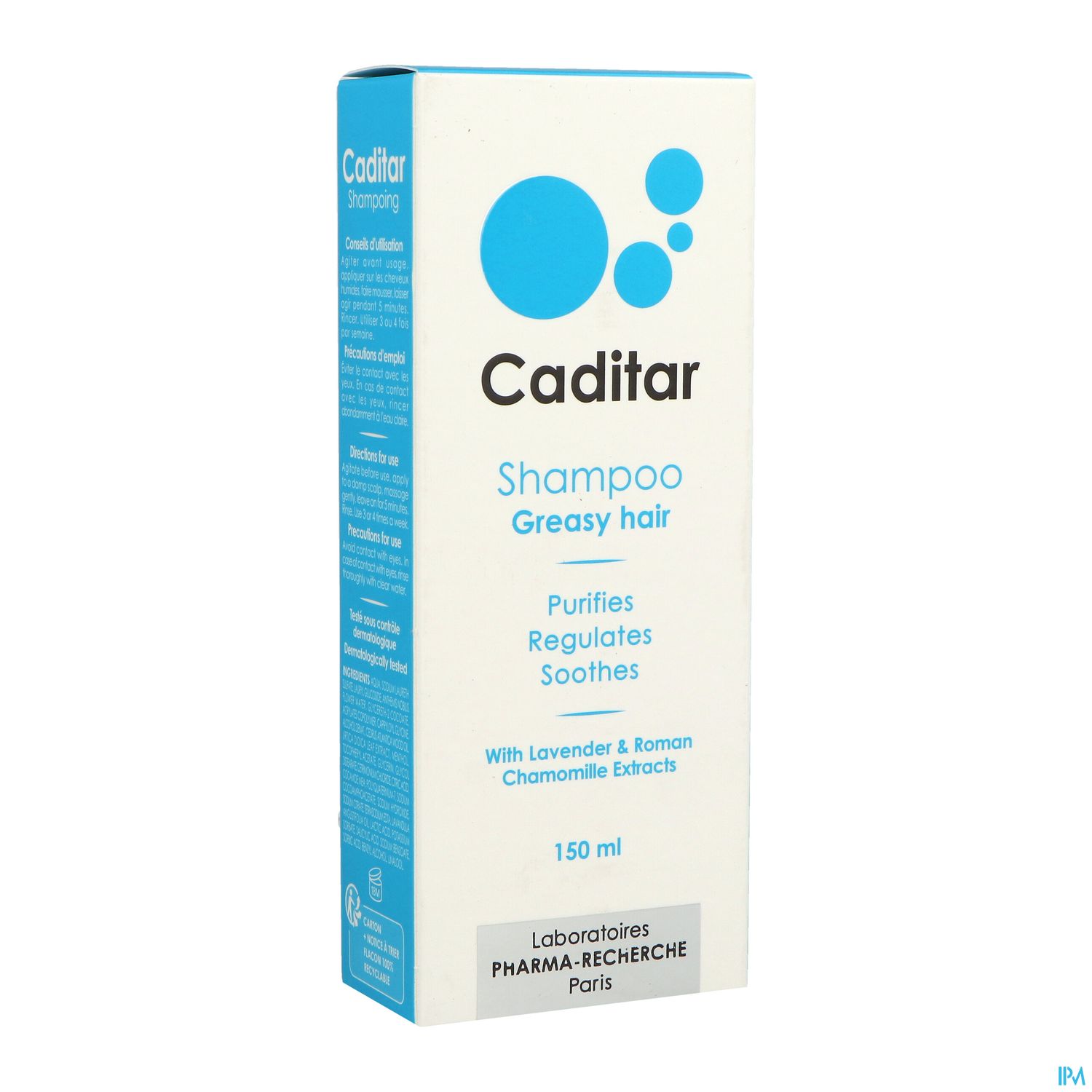 CADITAR SH CHEVEUX GRAS 150ML