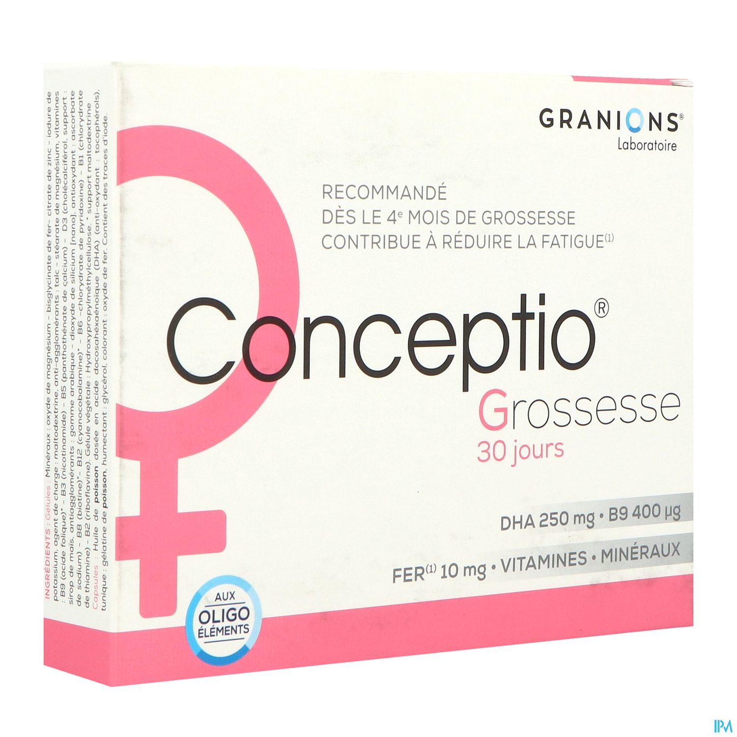 CONCEPTIO GROSSESSE CAP30+GELUL30