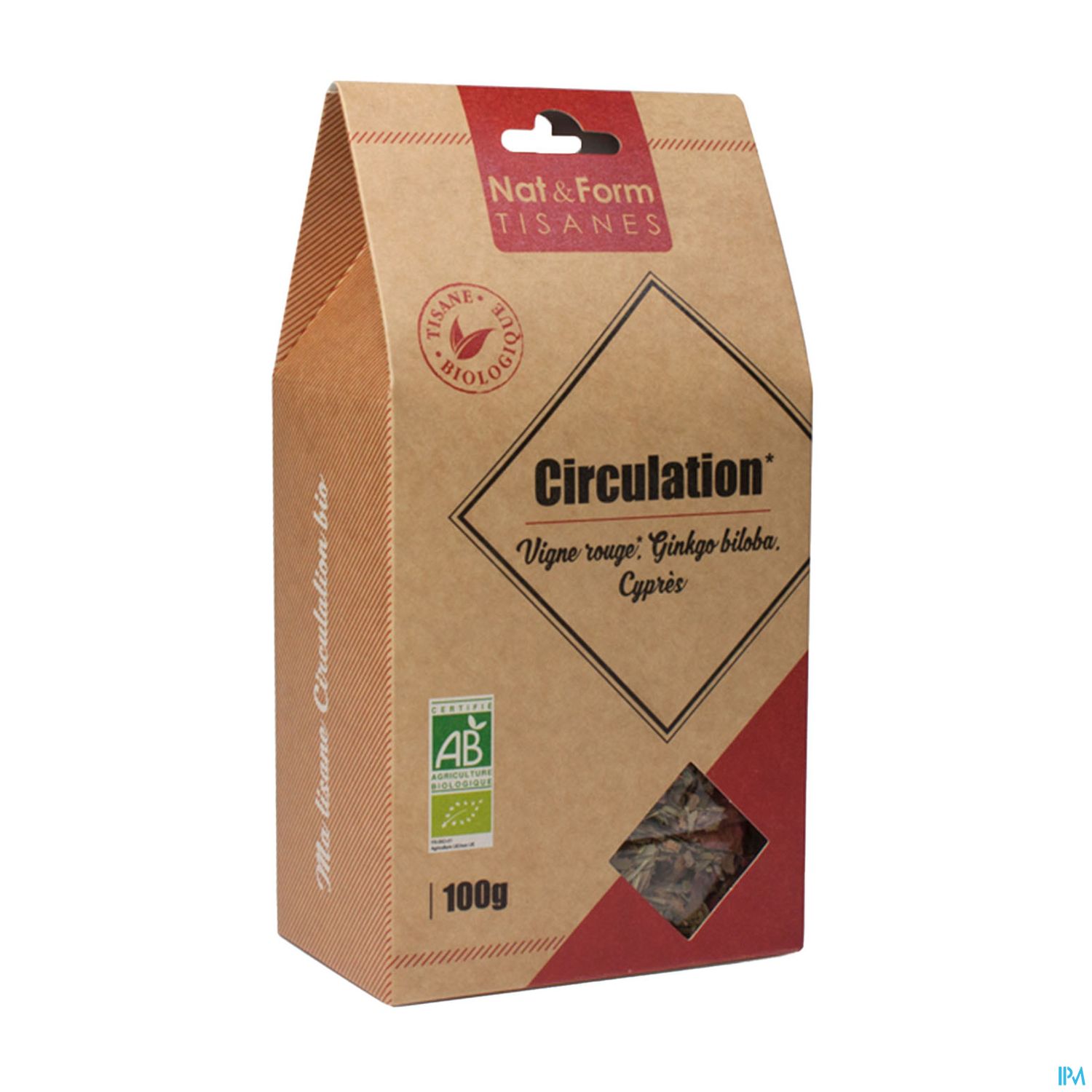 Nat Et Form Tisane Circulation Bio 100g