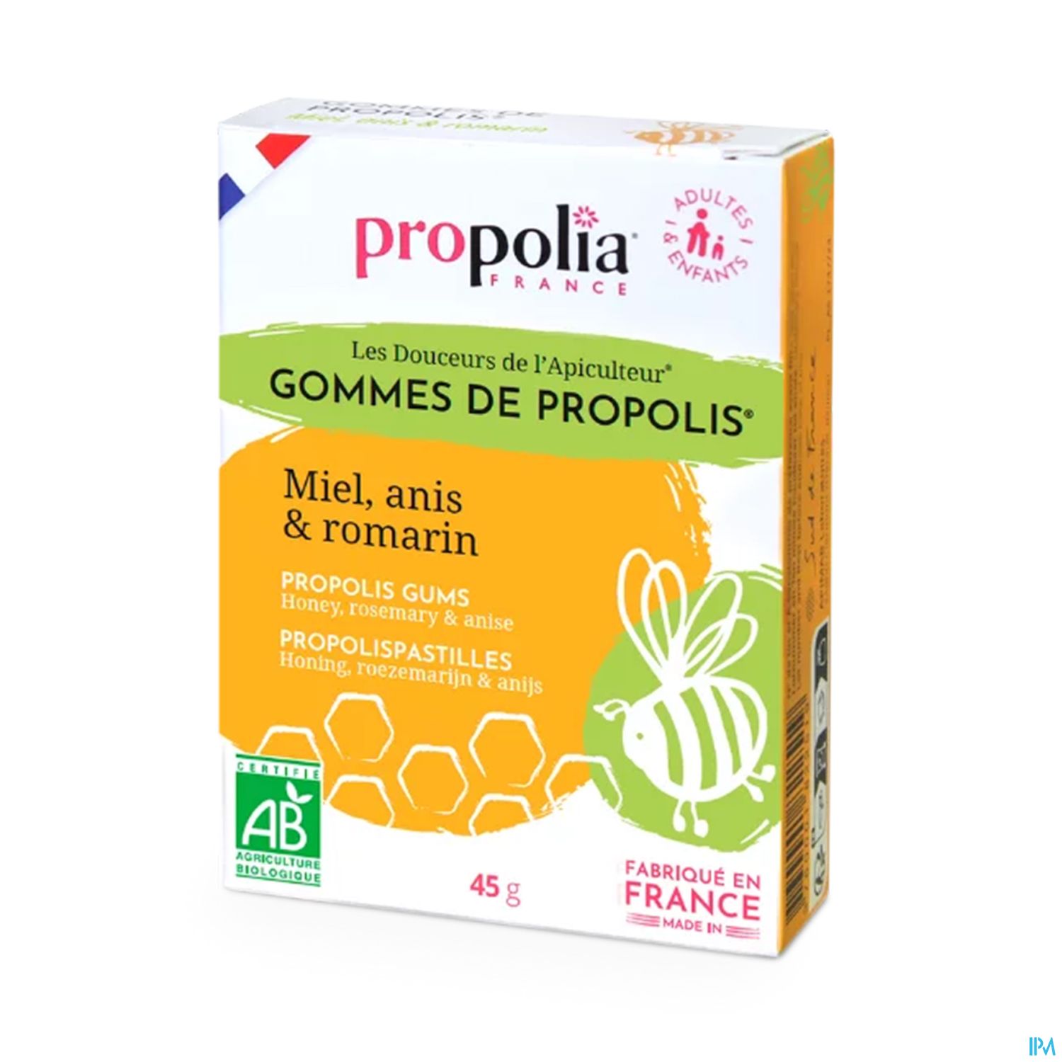 Propolia Gommes Anis Bio Sachet 45g
