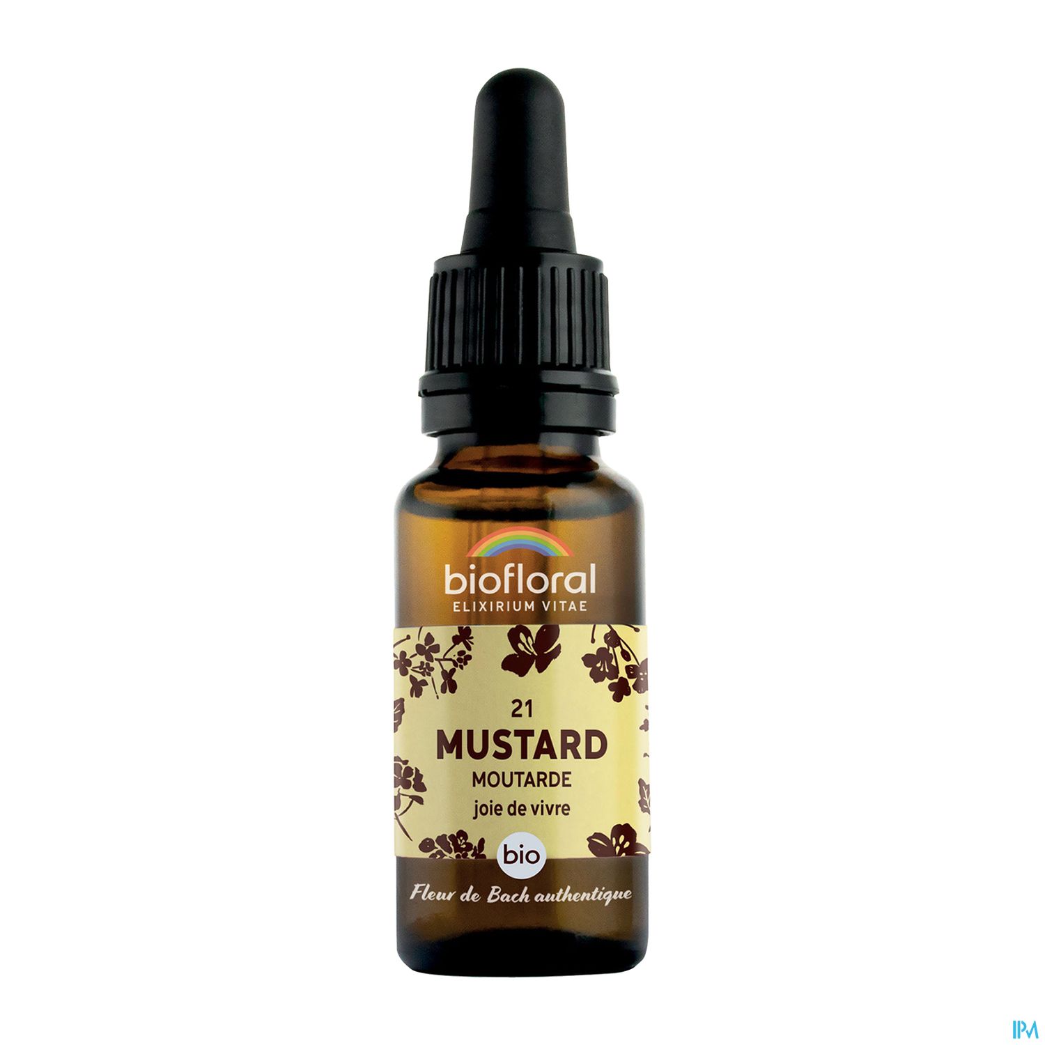 Biofloral 21 Mustard. Moutarde Compte Gouttes Bio Demeter 20ml