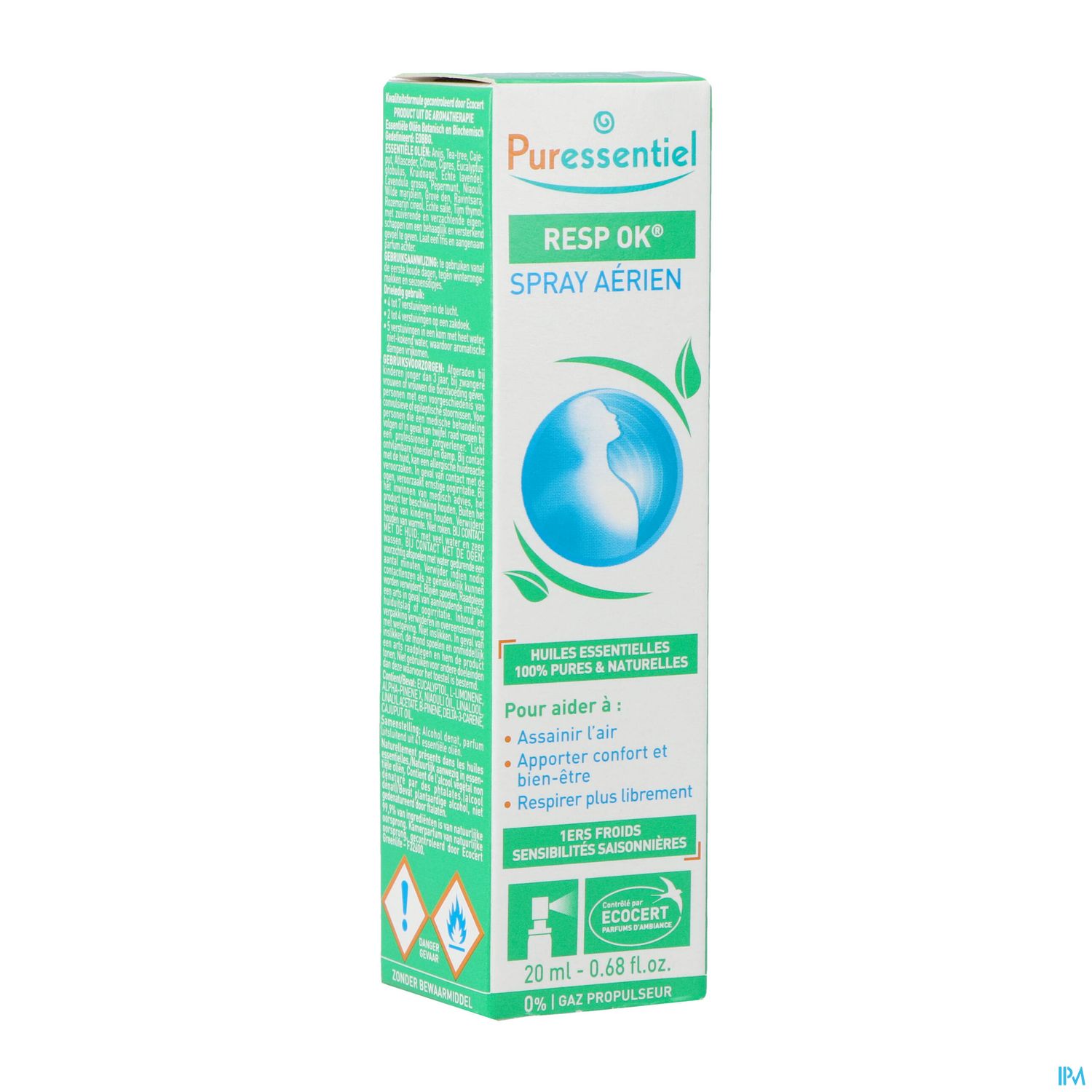 PURESSENTIEL RESP'OK HE SPR 20ML