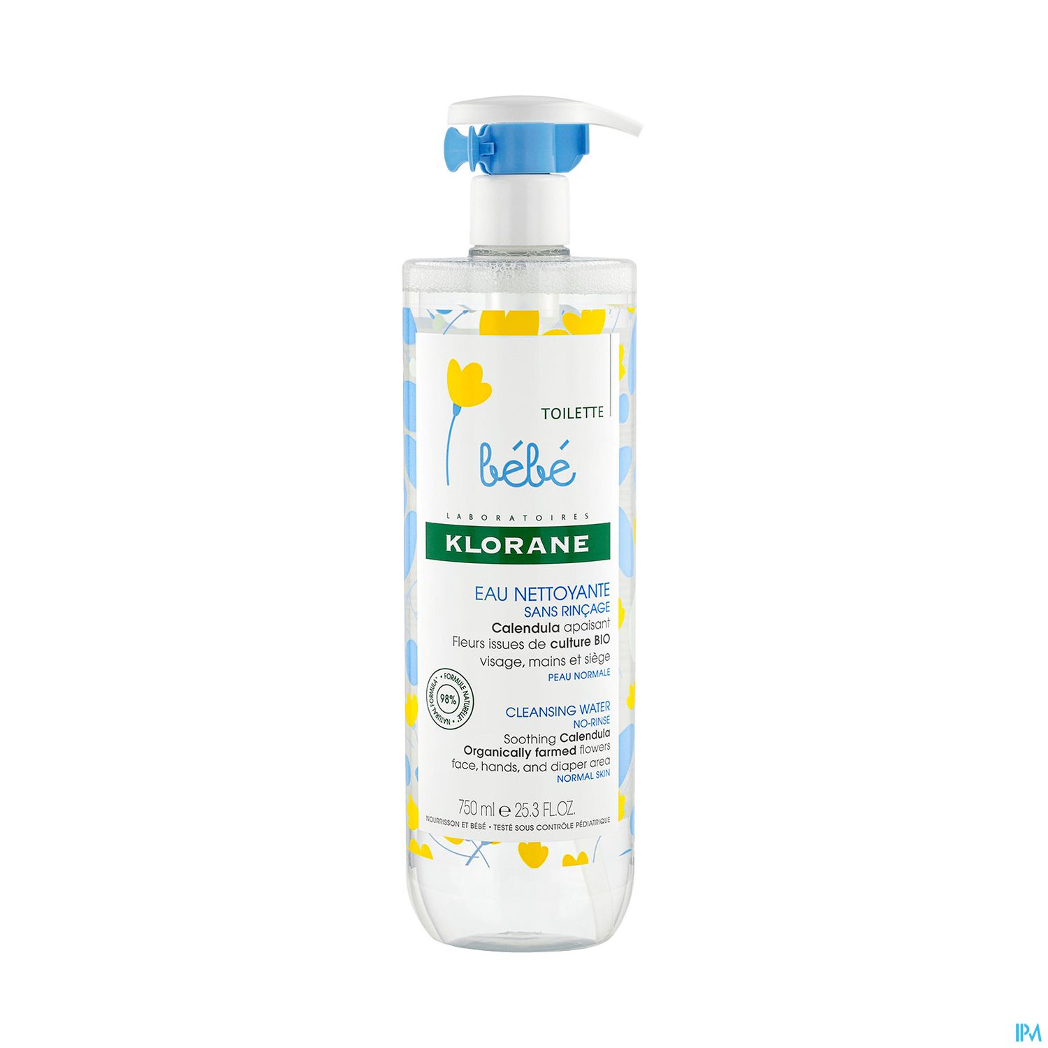 KLORANE BB EAU NETT S/S RINC 750ML