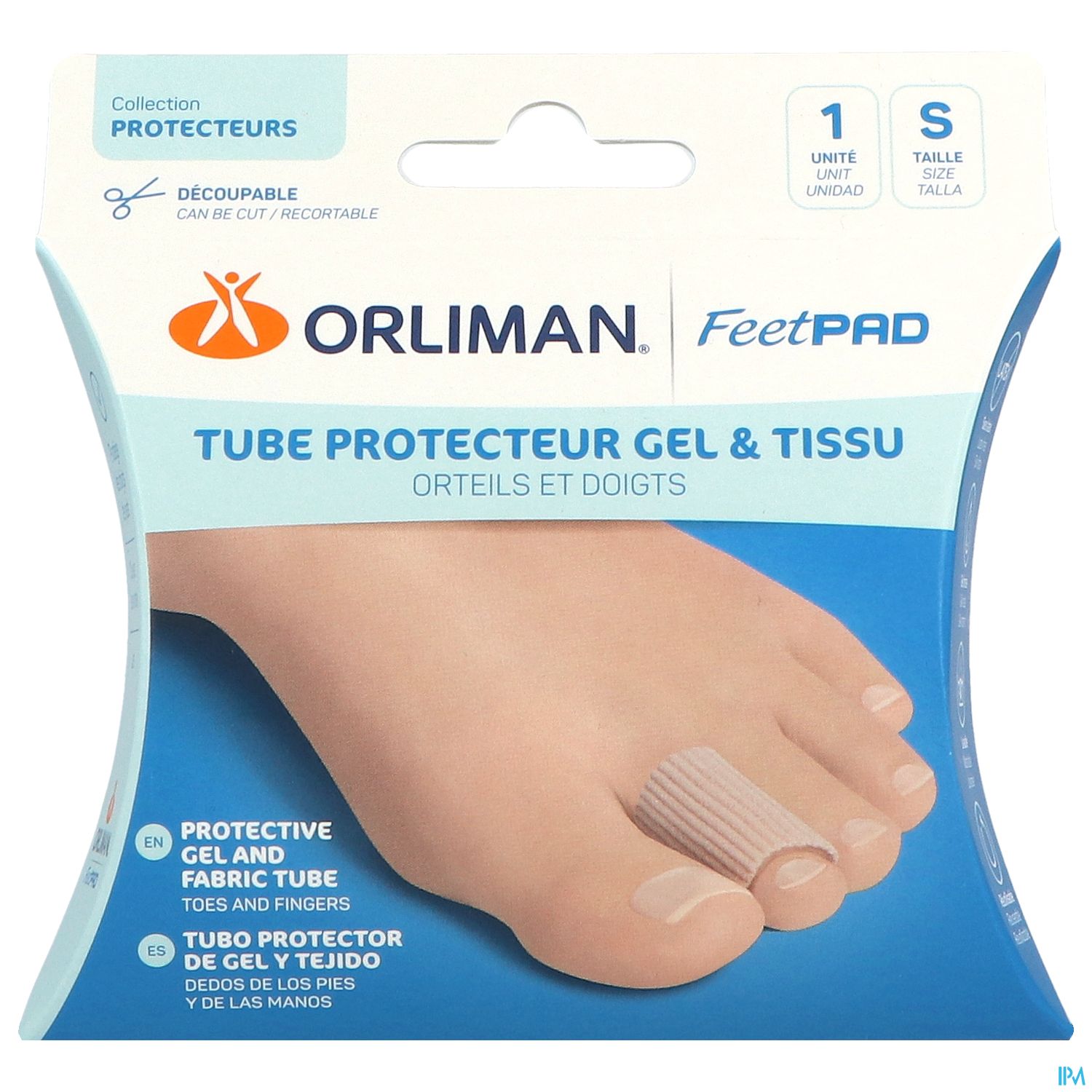 TUBE FEETPAD PROTECT ORT/DOIGT TS