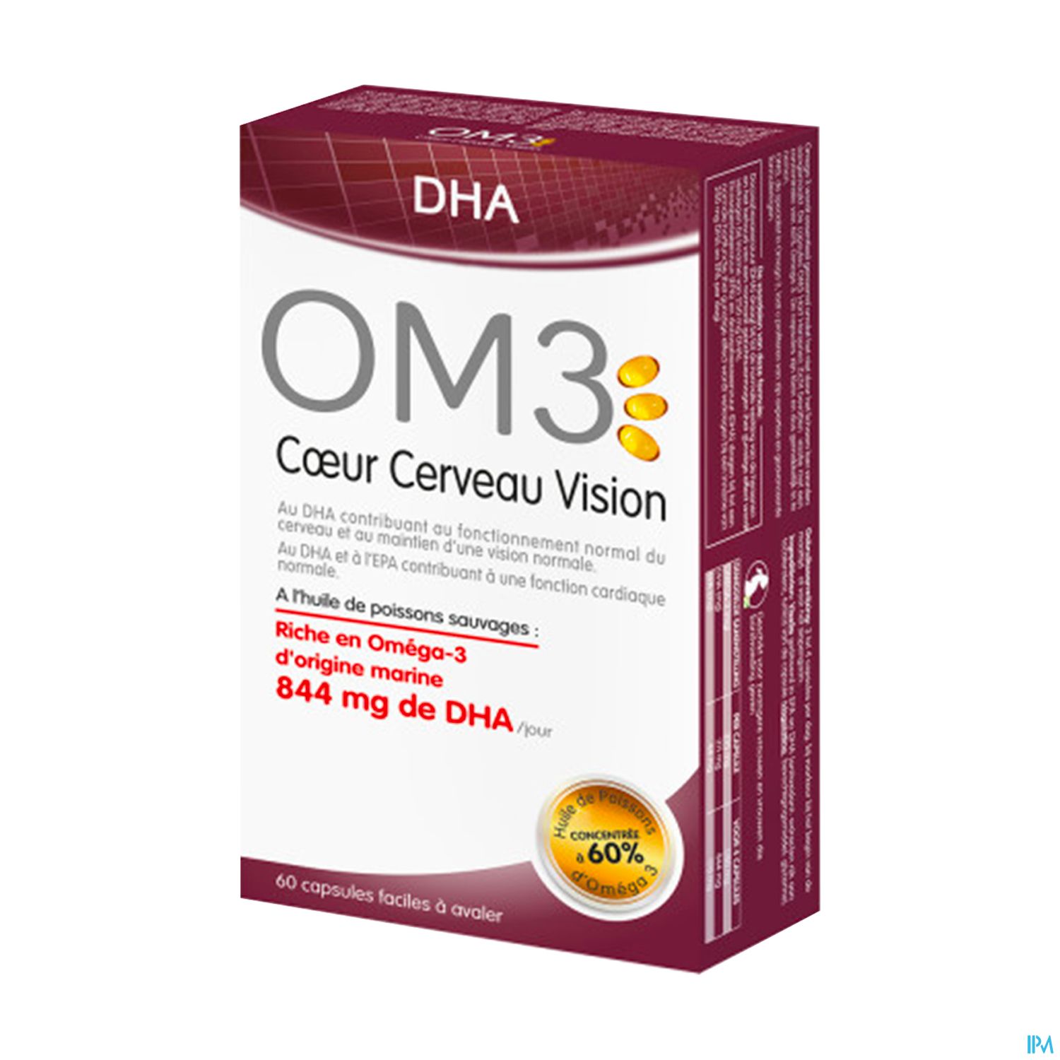 Om3 Dha Coeur Cerveau Vision Capsule 60