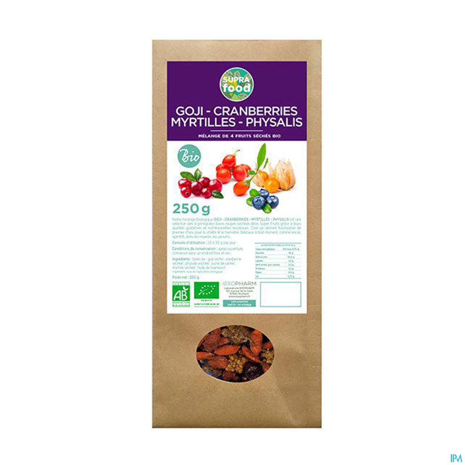 Exopharm Melange 4 Fruits Bio 250g