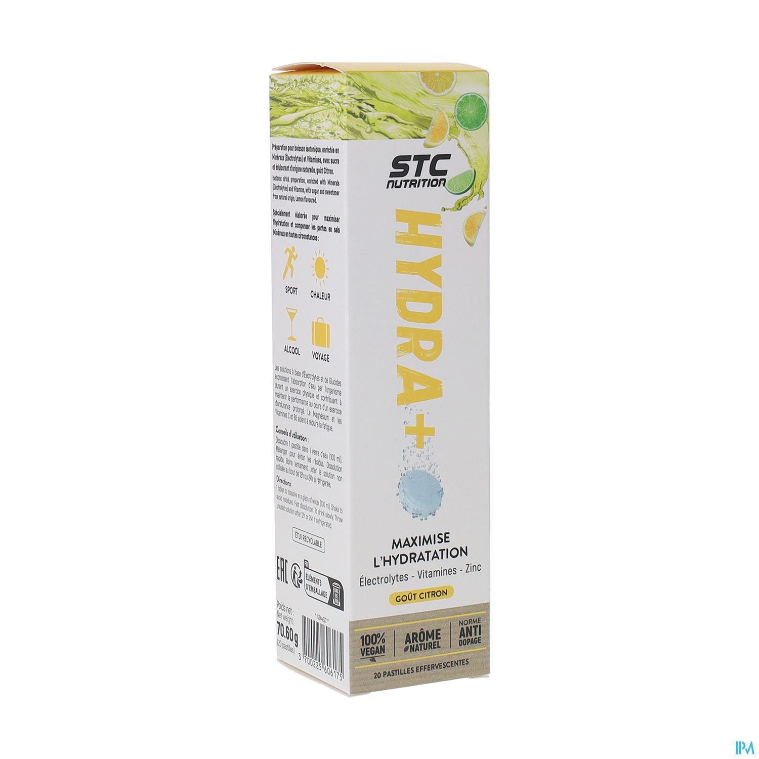 Stc Nutrition Hydra+ Citron Comprime Effervescent 20