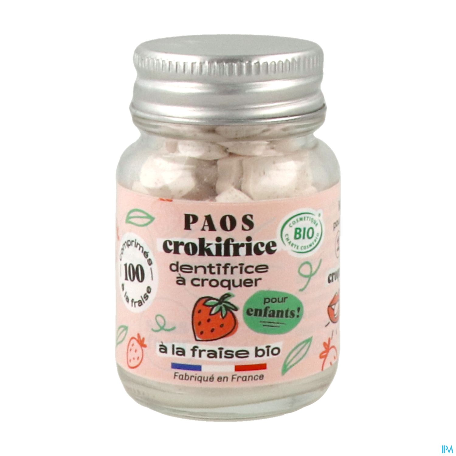 PAOS DENT CROKI FRAISE BIO CPR 100