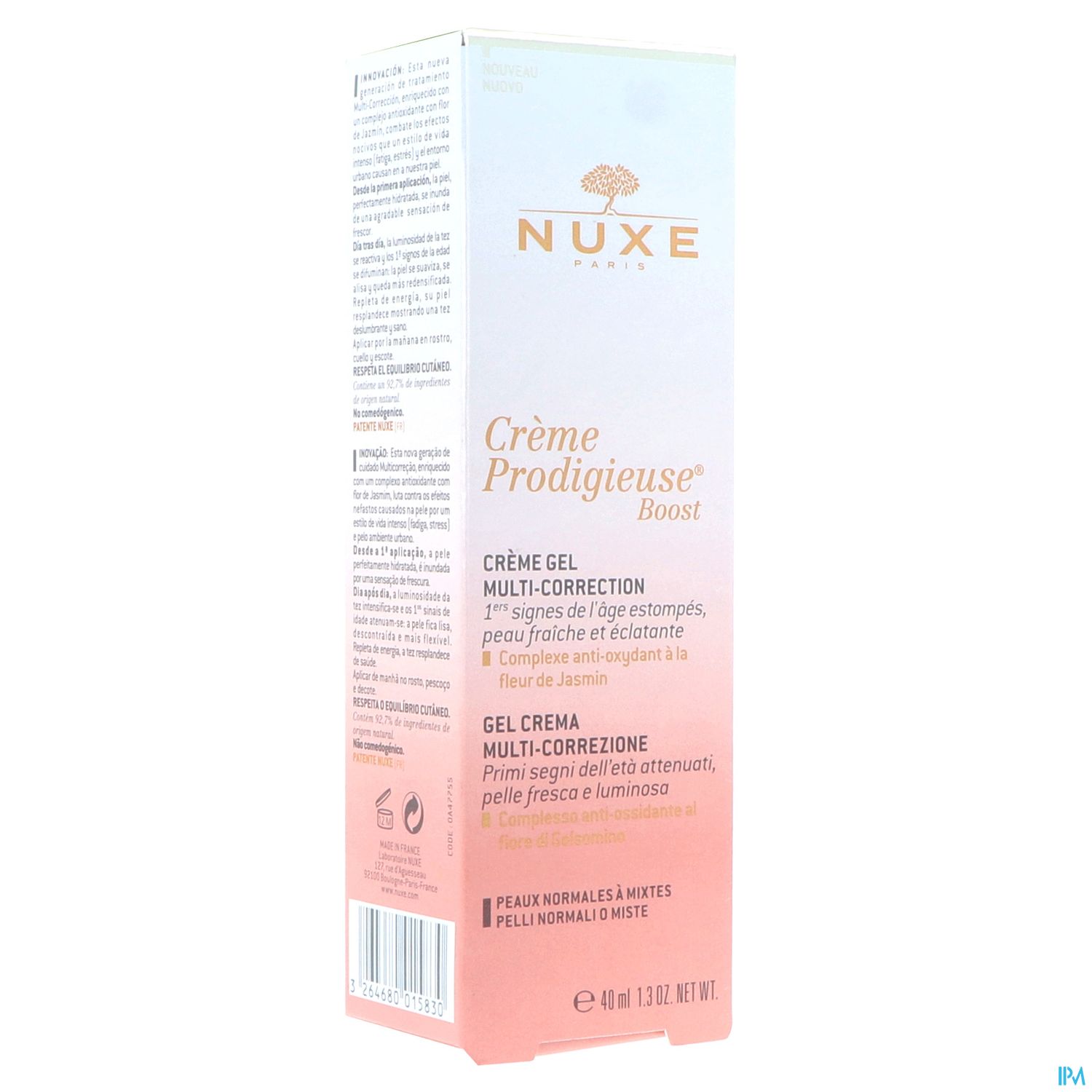 NUXE PROD BOOST GEL/CR PNM 40ML