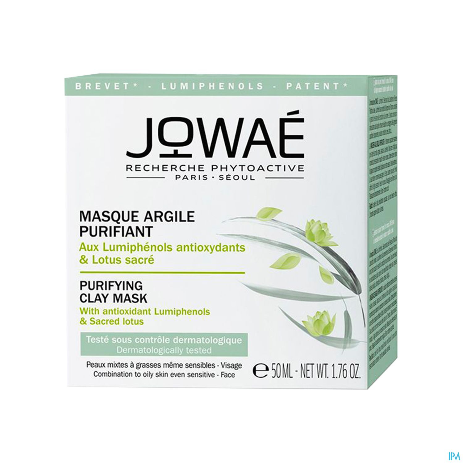 JOWAE MASQ ARGILE PURIFANT 50ML