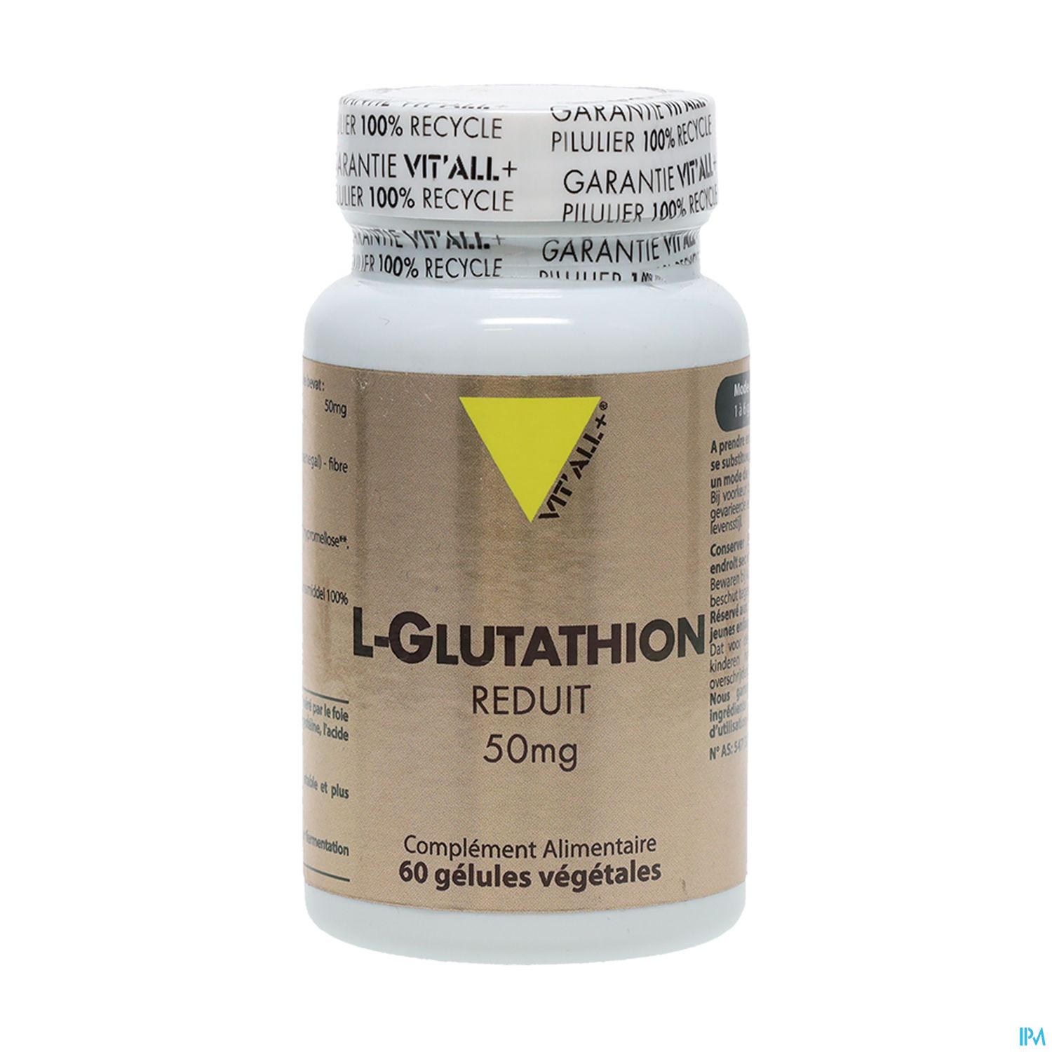 VIT ALL+ L GLUTATHION 50MG CPR 60