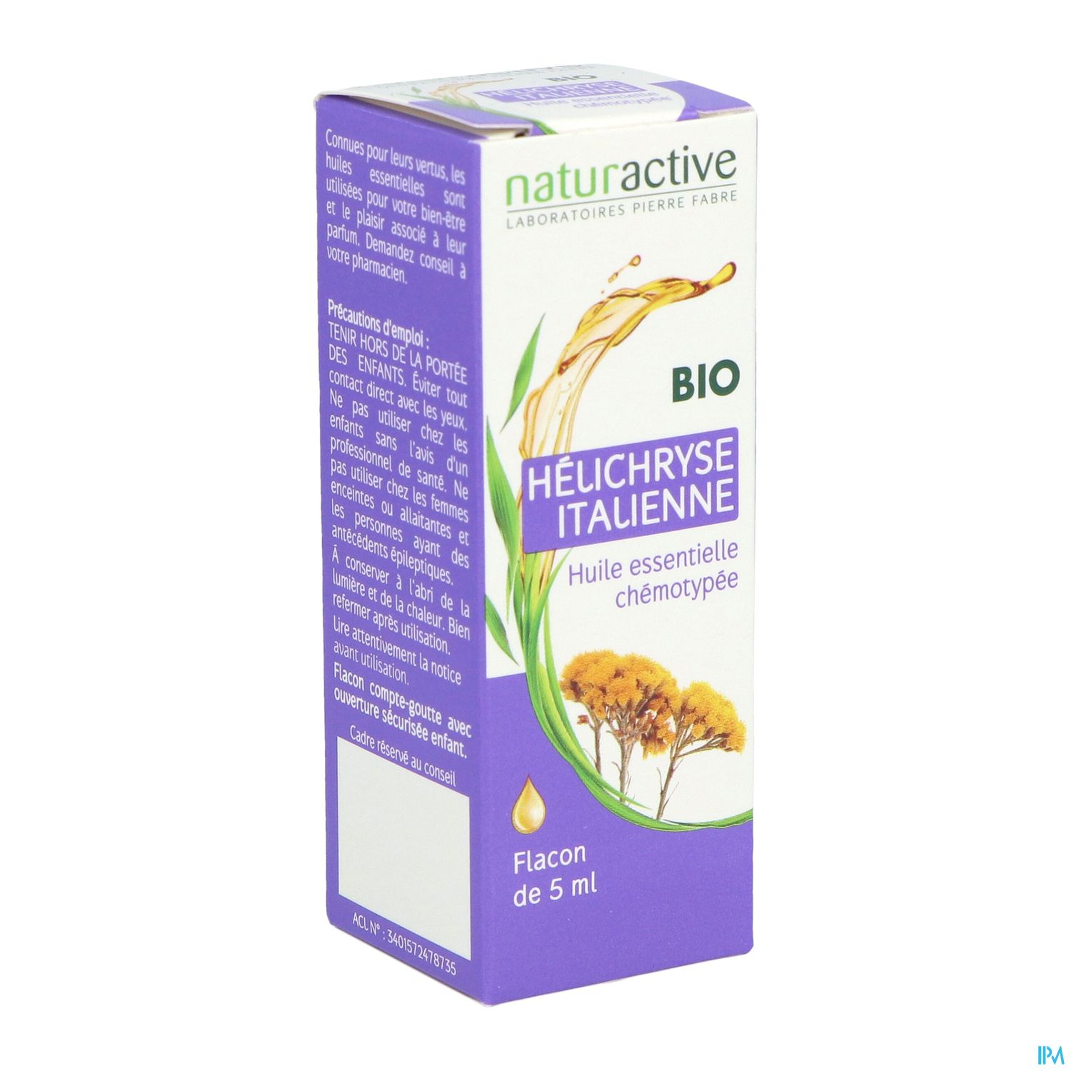 NATURACTIVE HELICHRYSE HE BIO 5ML
