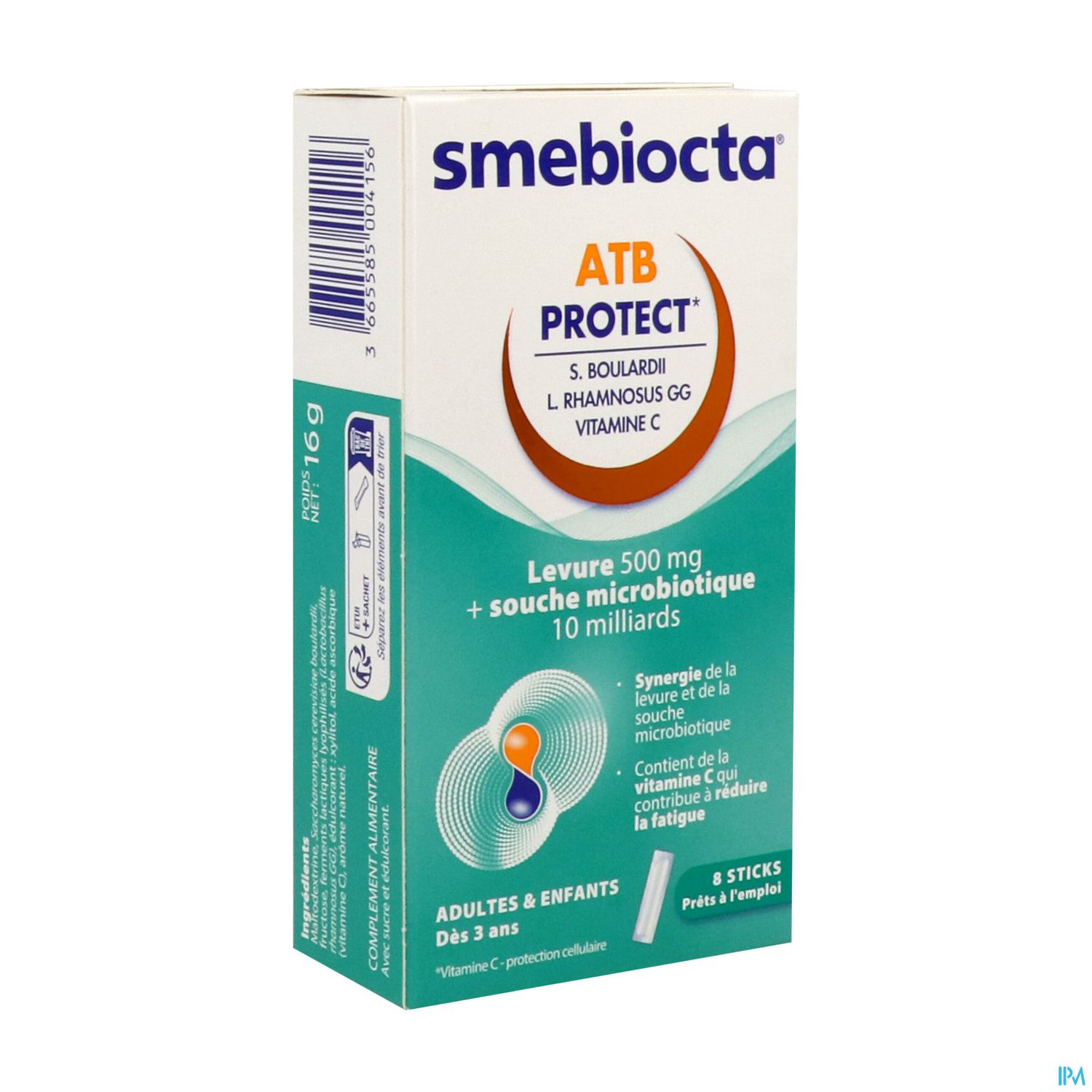 Smebiocta Atb Protect Poudre Orodispersible Sachet 8