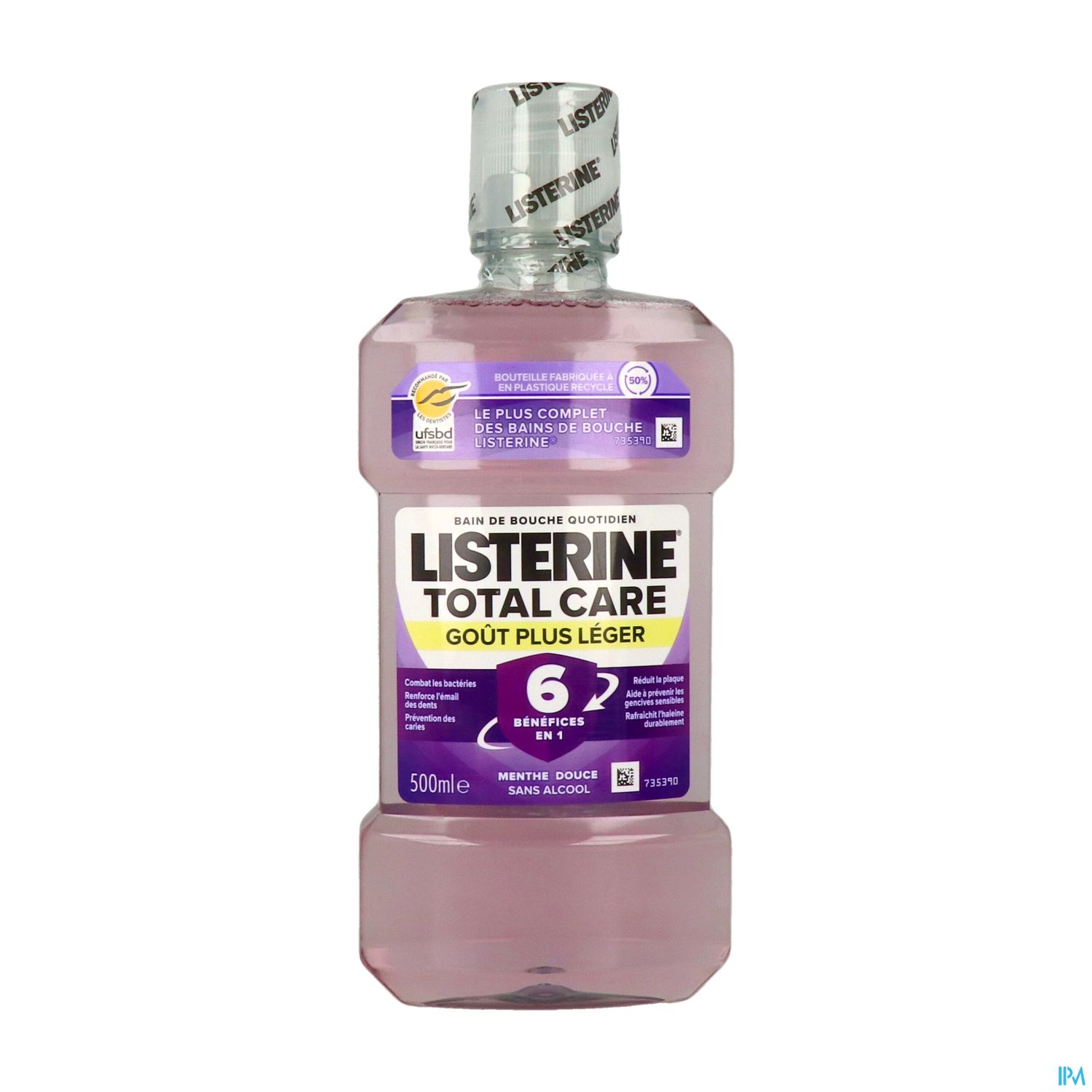 Listerine Total Care Bain De Bouche Gout Plus Leger 500ml