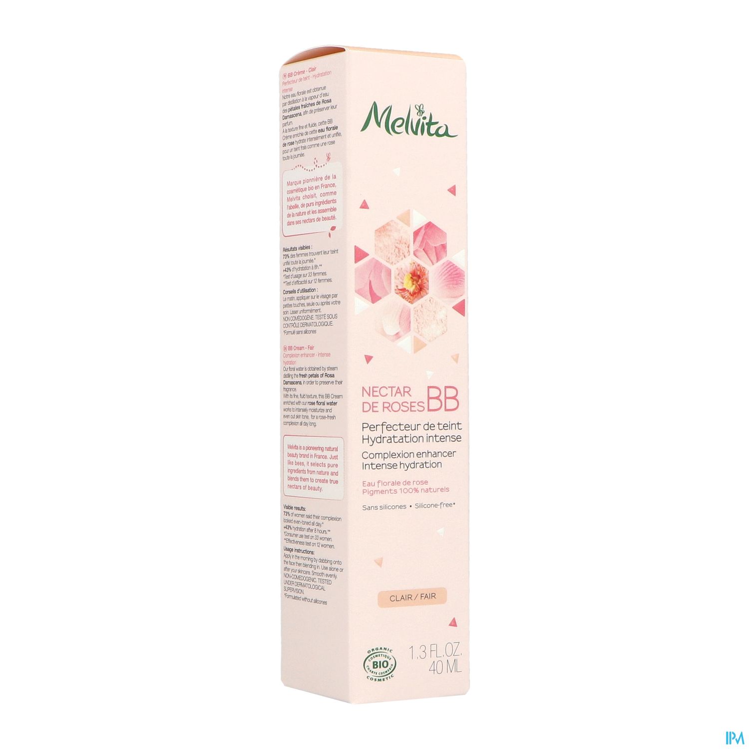 Melvita Nectar De Rose Bb Creme Clair Bio 40ml