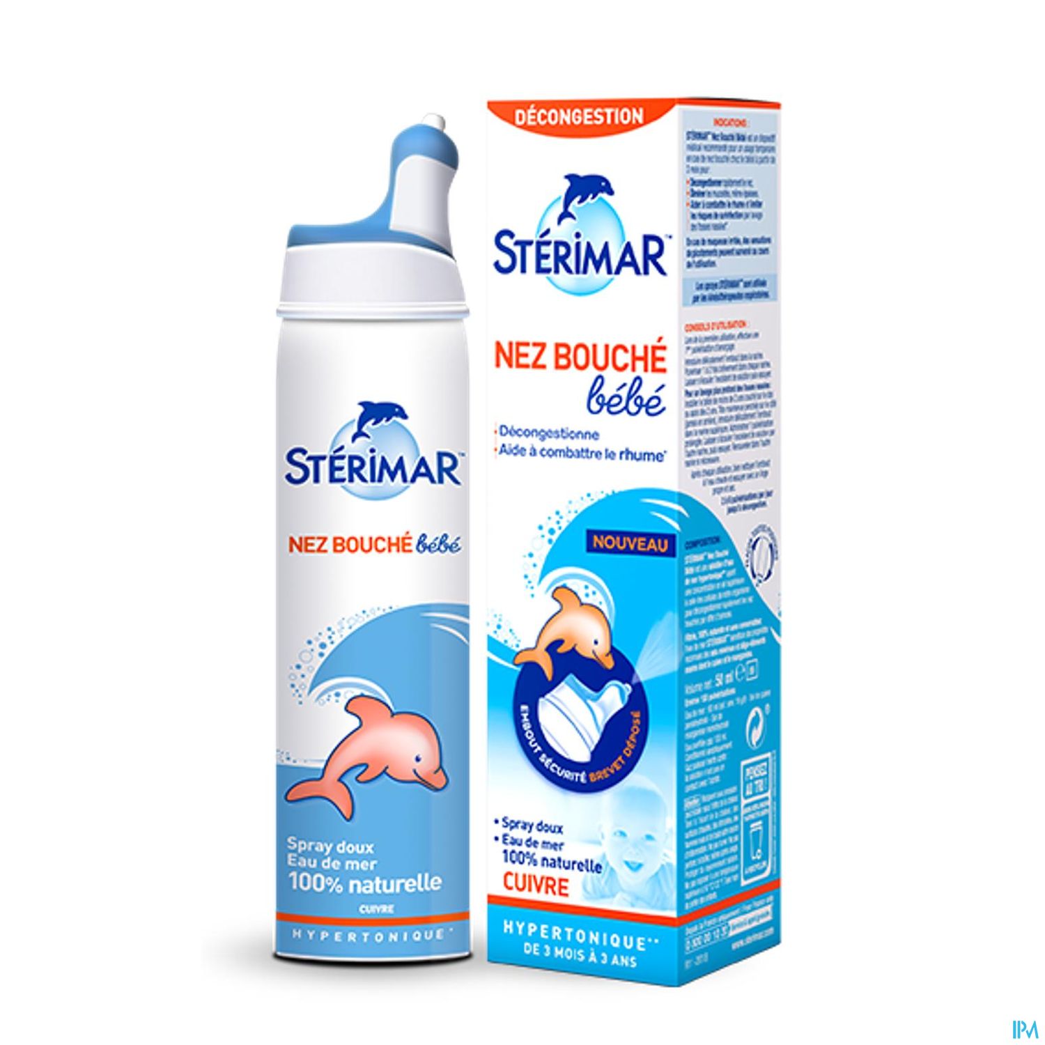 Sterimar Bebe Nez Bouche Solution Nasale 50ml