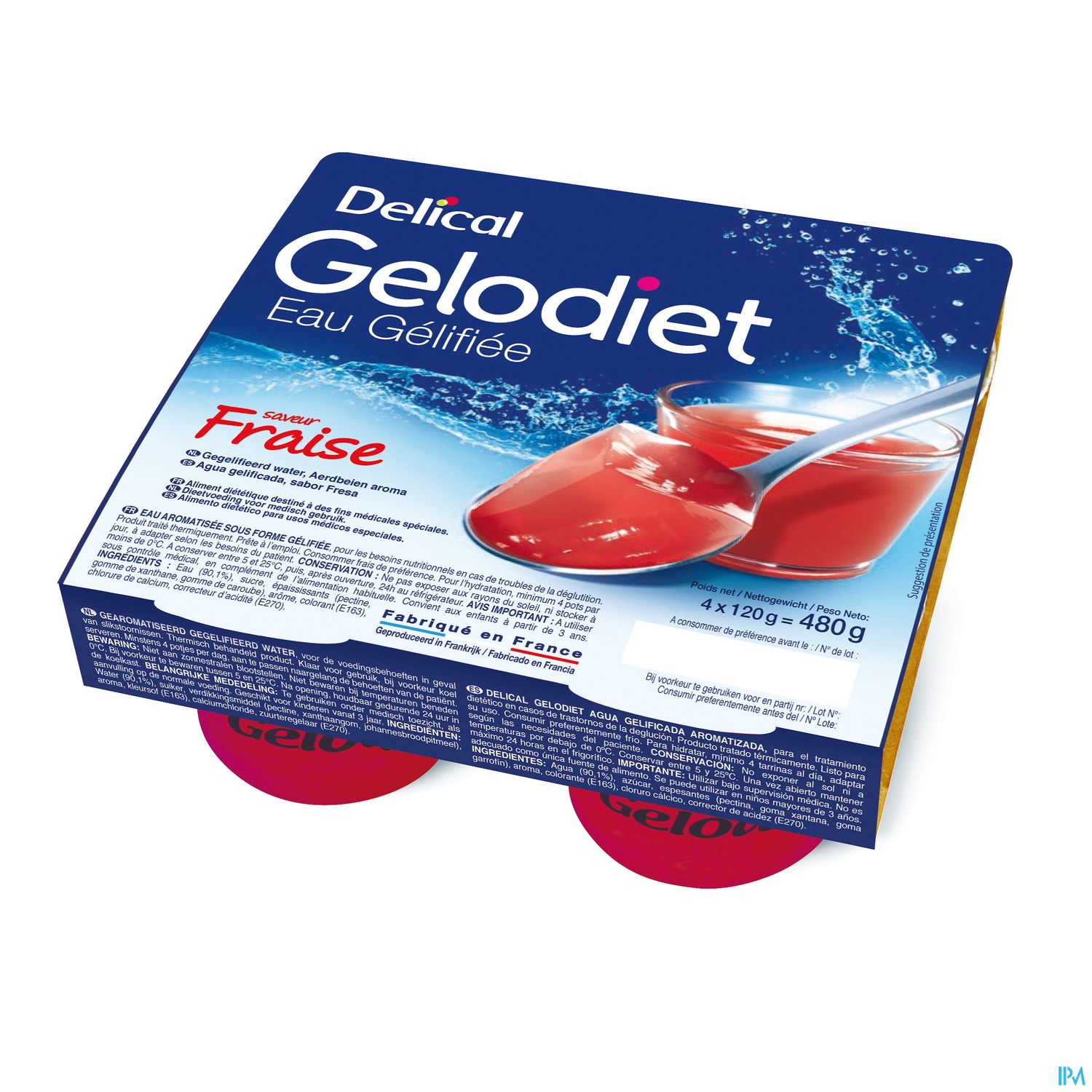 DELICAL GELODIET EAU GEL FRAI120X4