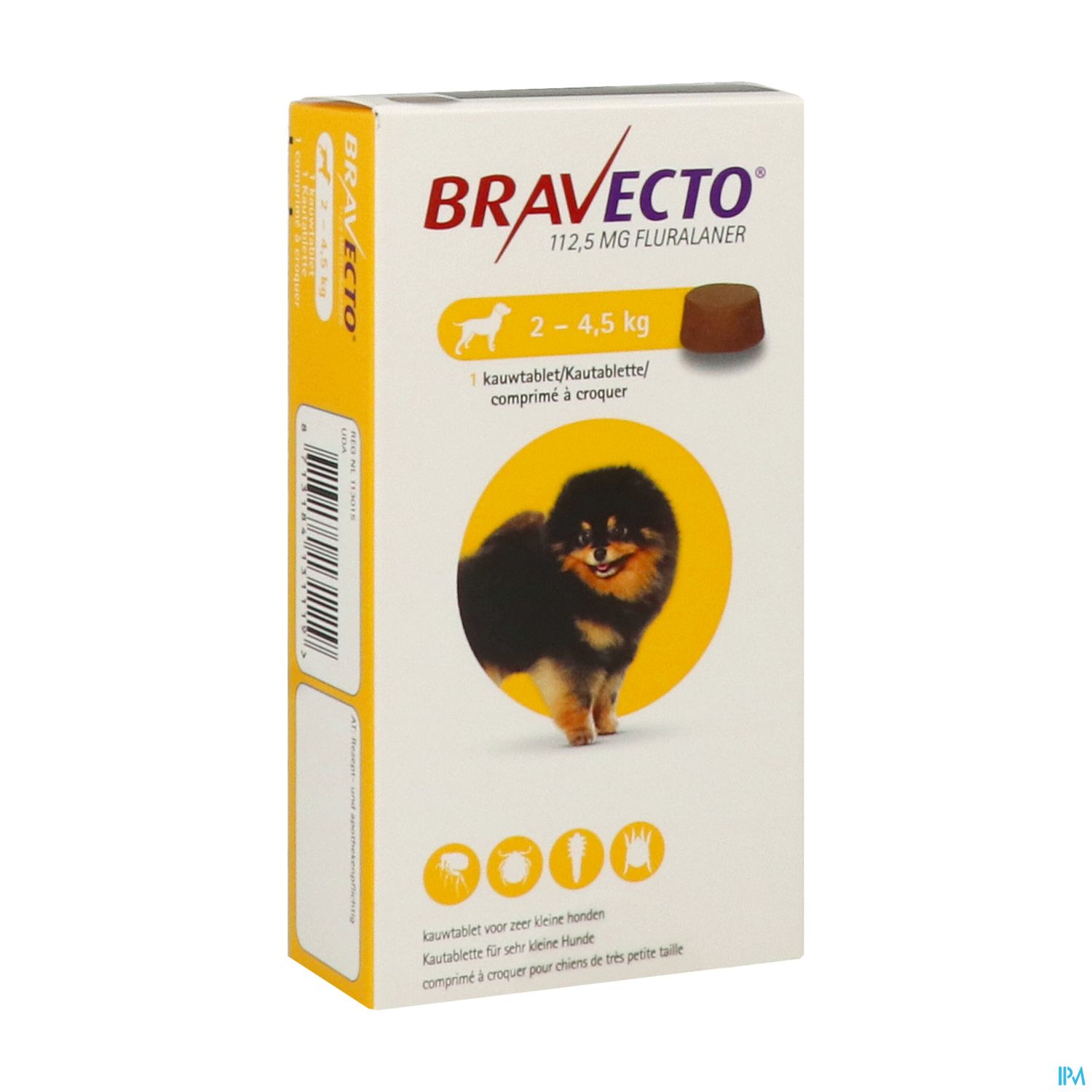 Bravecto Comprime A Croquer Chien 2/4kg5 1