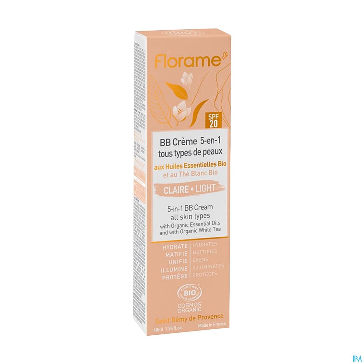 Florame Bb Creme 5en1 Spf20 Bio Teinte Claire 40ml
