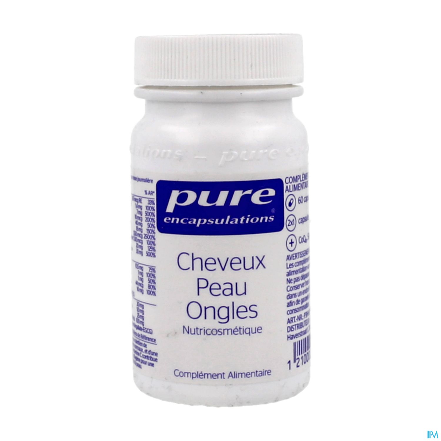 PURE ENCAPSUL CHEV/PEAU/ONG CAPS60