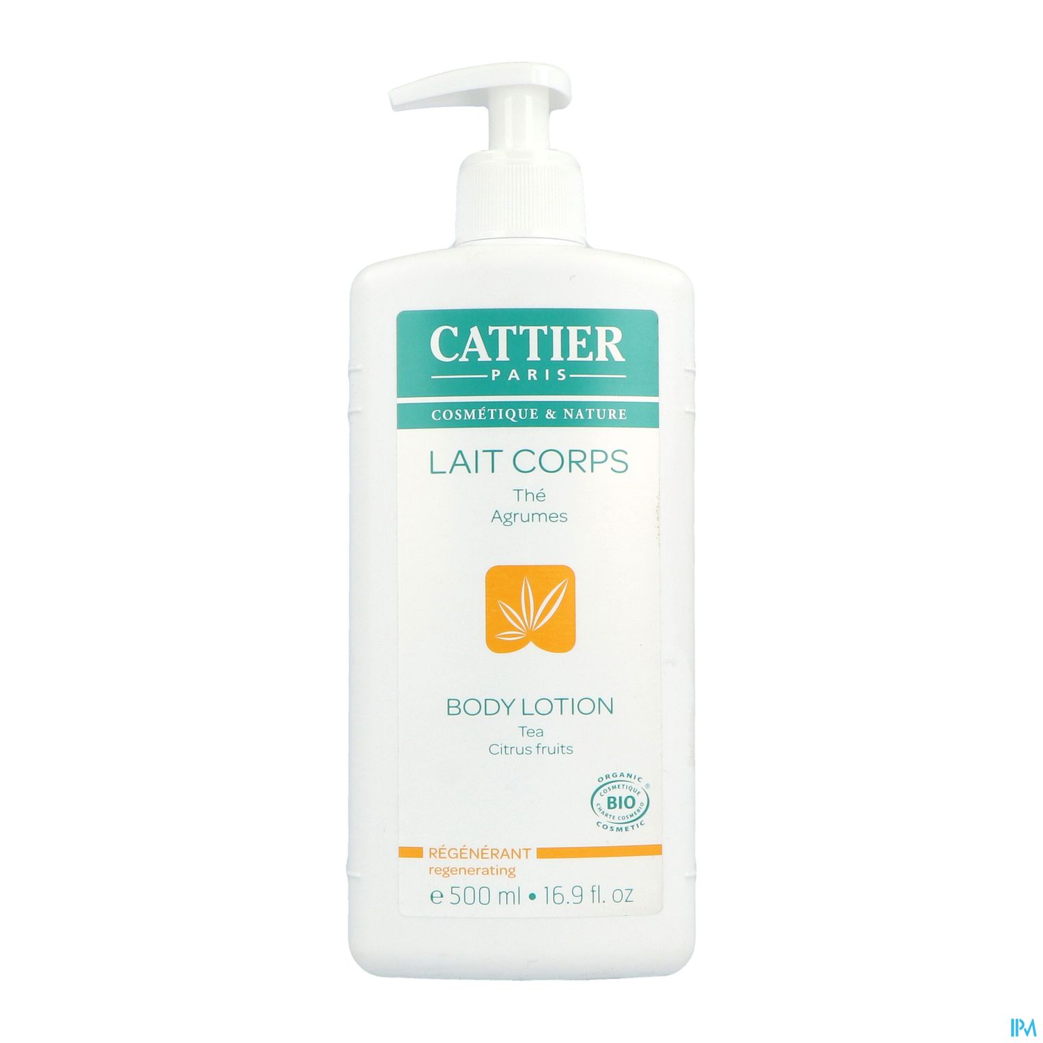 Cattier Lait Corps Regenerant The Agrumes Bio 500ml