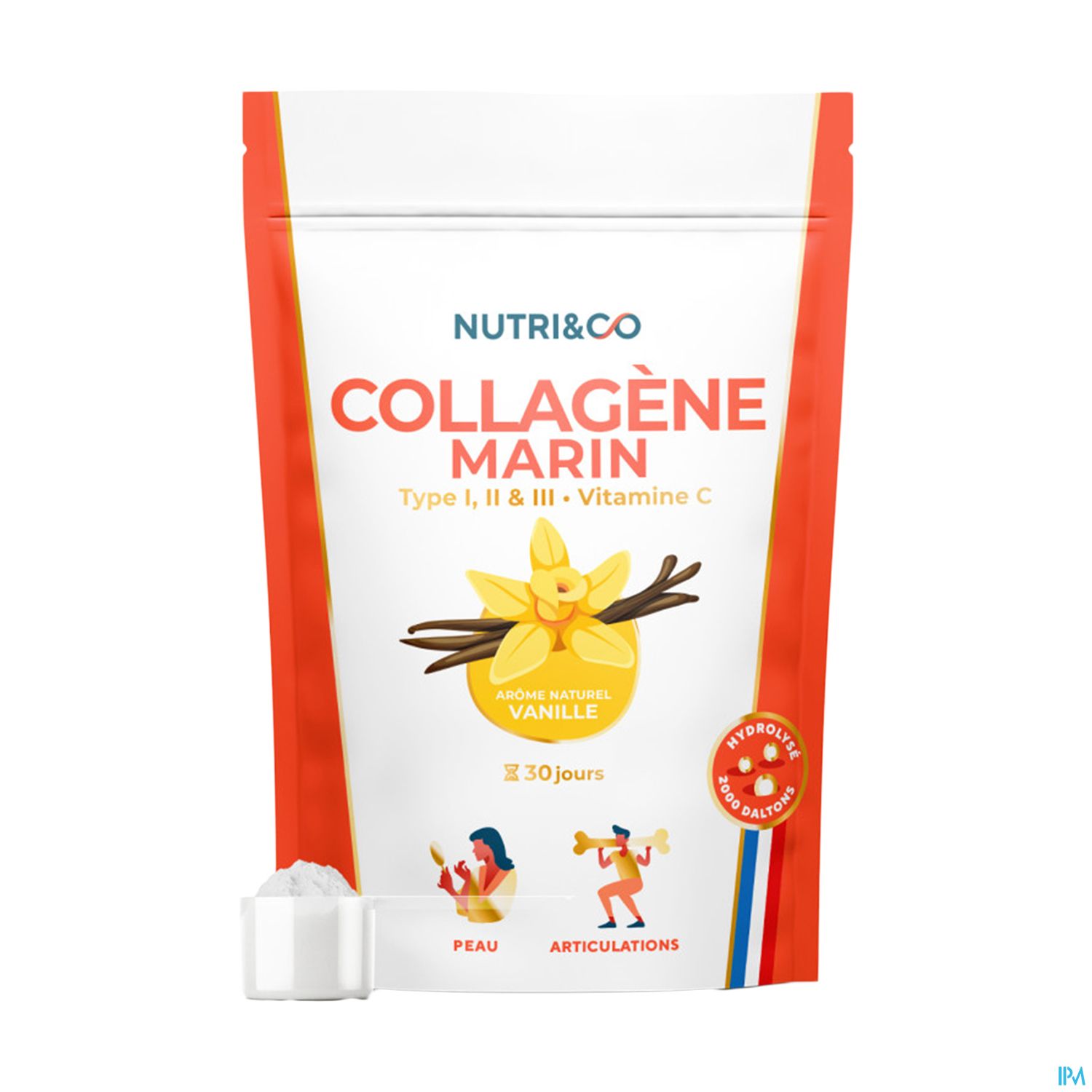 NUTRI&CO COLLAGENE VANILLE 180G