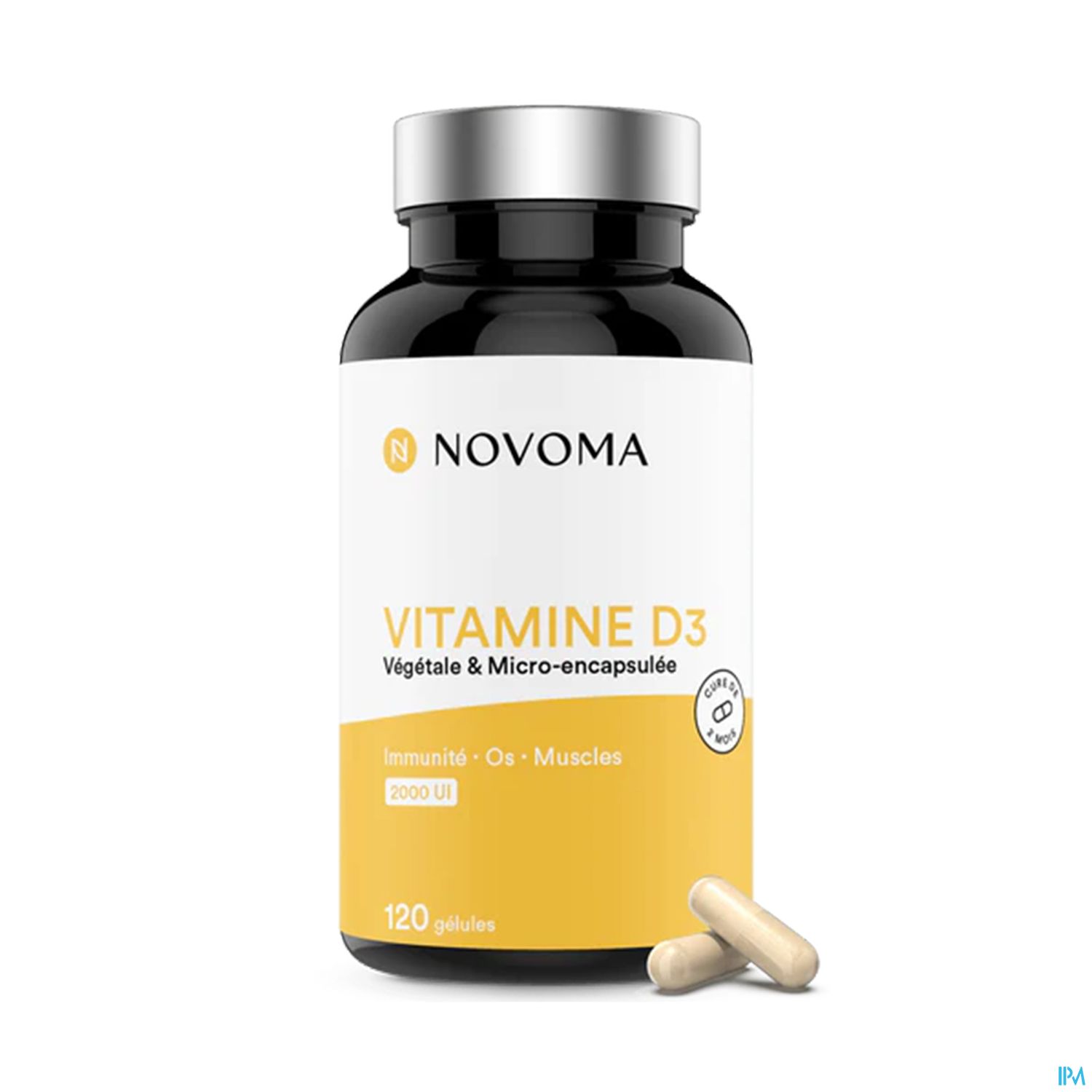 Novoma Vitamine D3 2000ui Gelule 120
