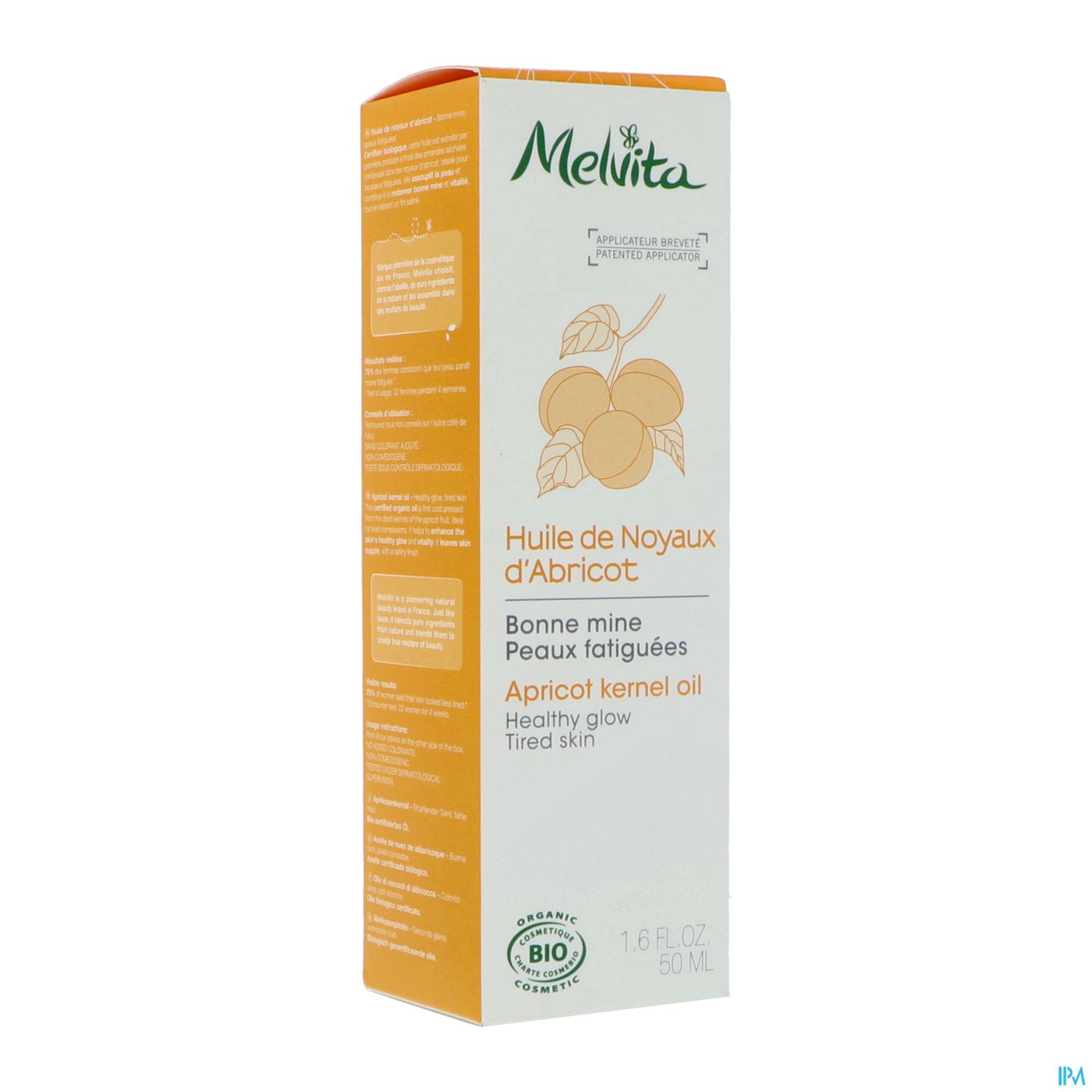 MELVITA HLE NOYAUX ABRICOT 50ML