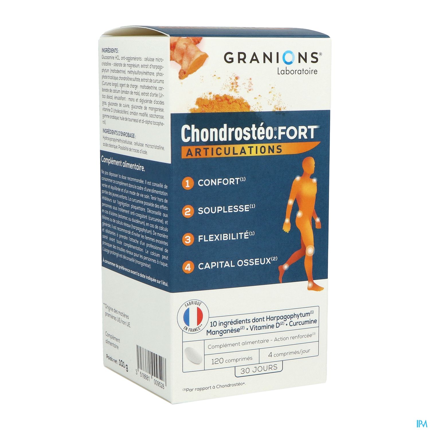 Granions Chondrosteo+ Fort Articulations Comprime 120