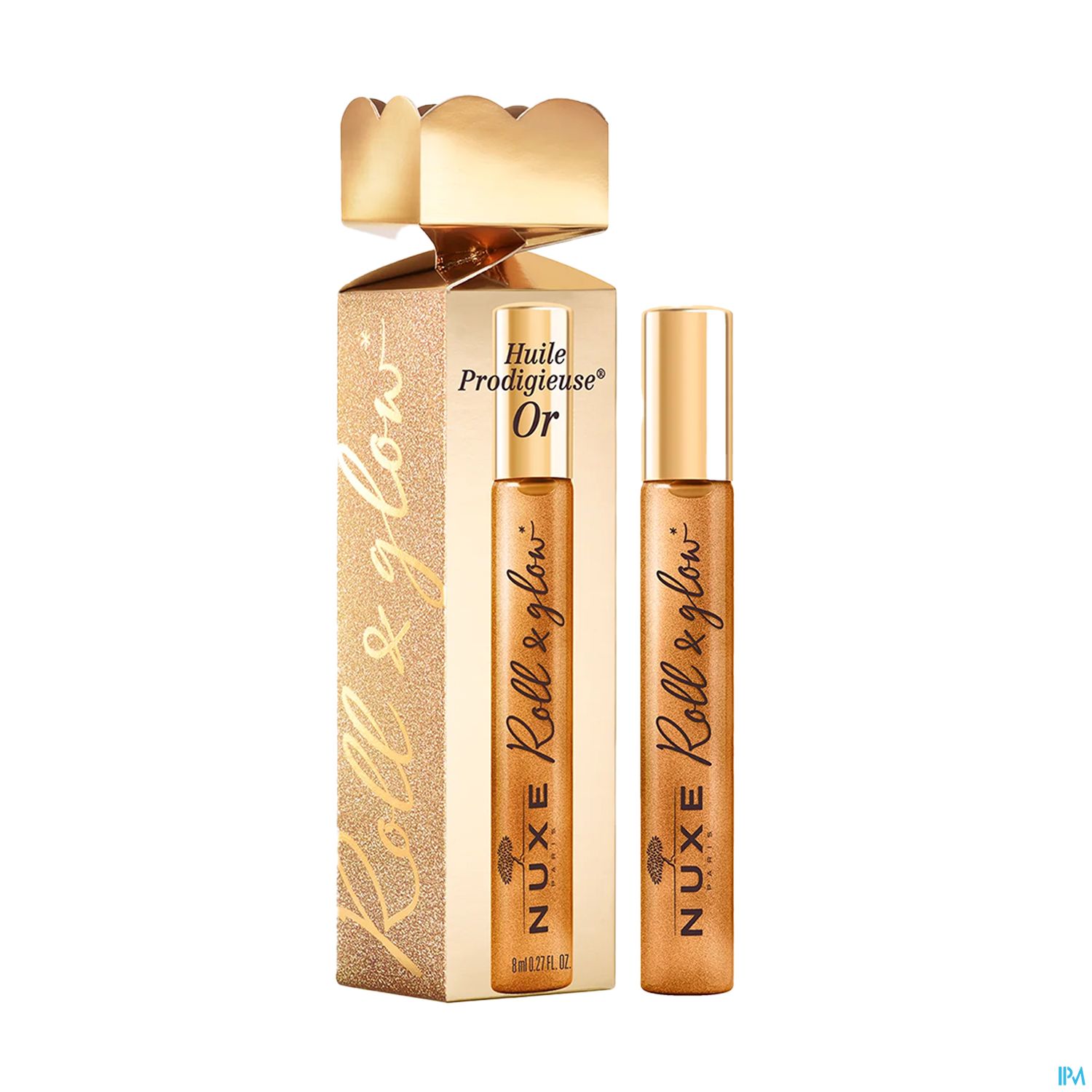 Nuxe Crakers Huile Prodigieuse Or Noel 2024 Roll-on 8ml