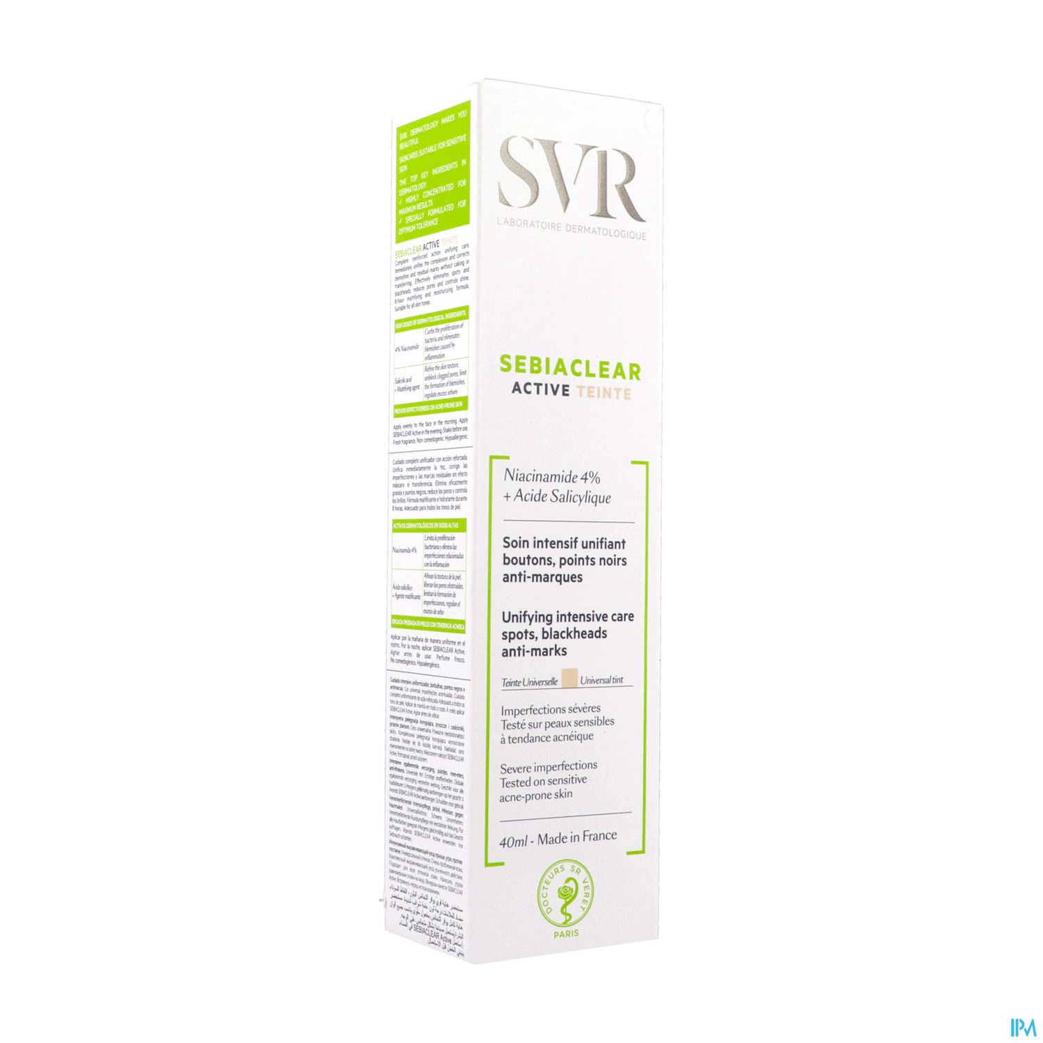 Sebiaclear Active Teintee 40ml