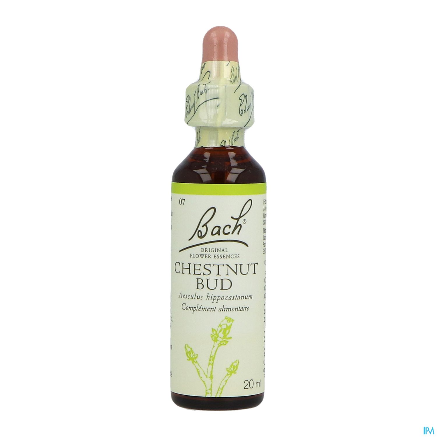 Fleurs De Bach Original 07 Chestnut Bud Compte Gouttes 20ml