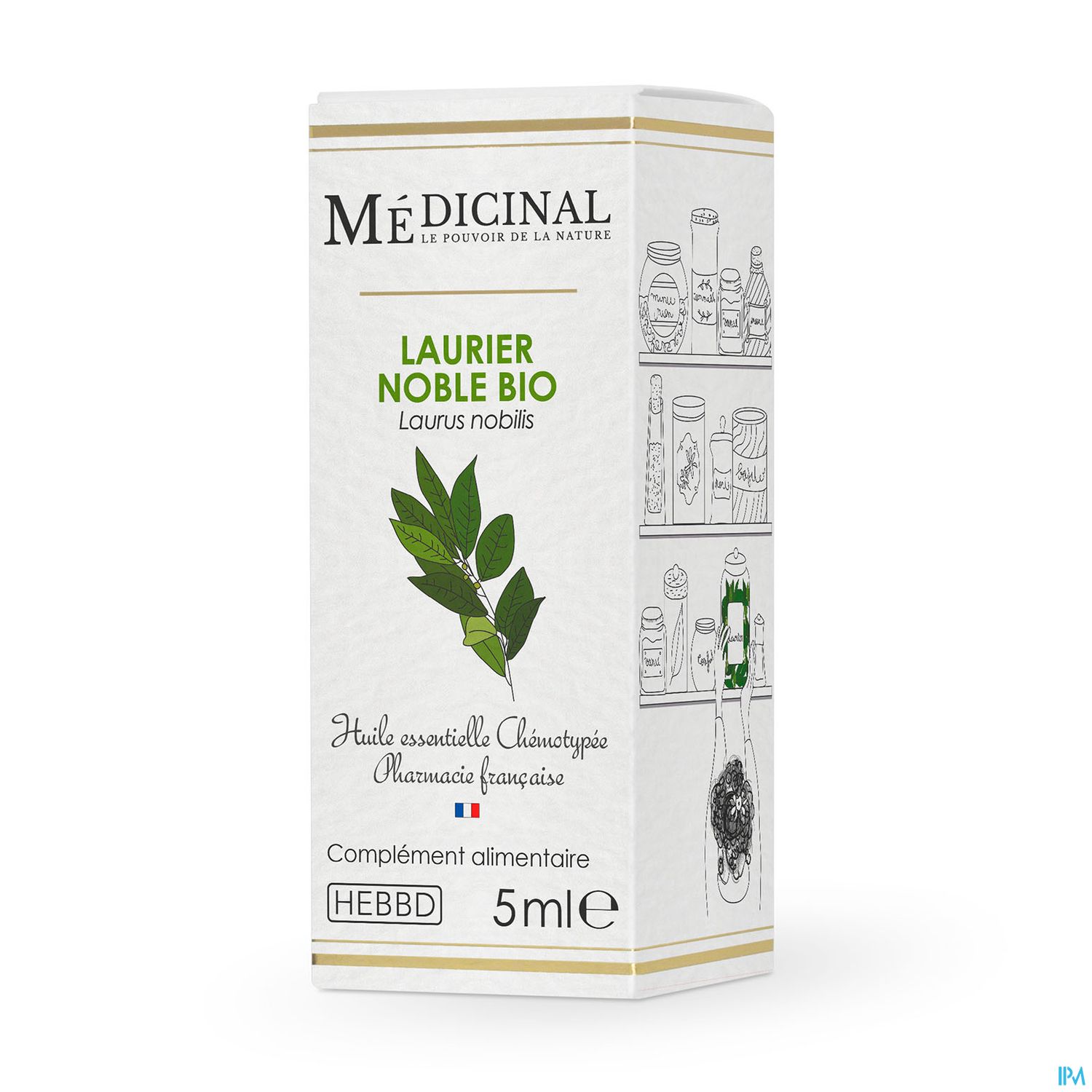 Medicinal Huile Essentielle Laurier Noble Bio 10ml