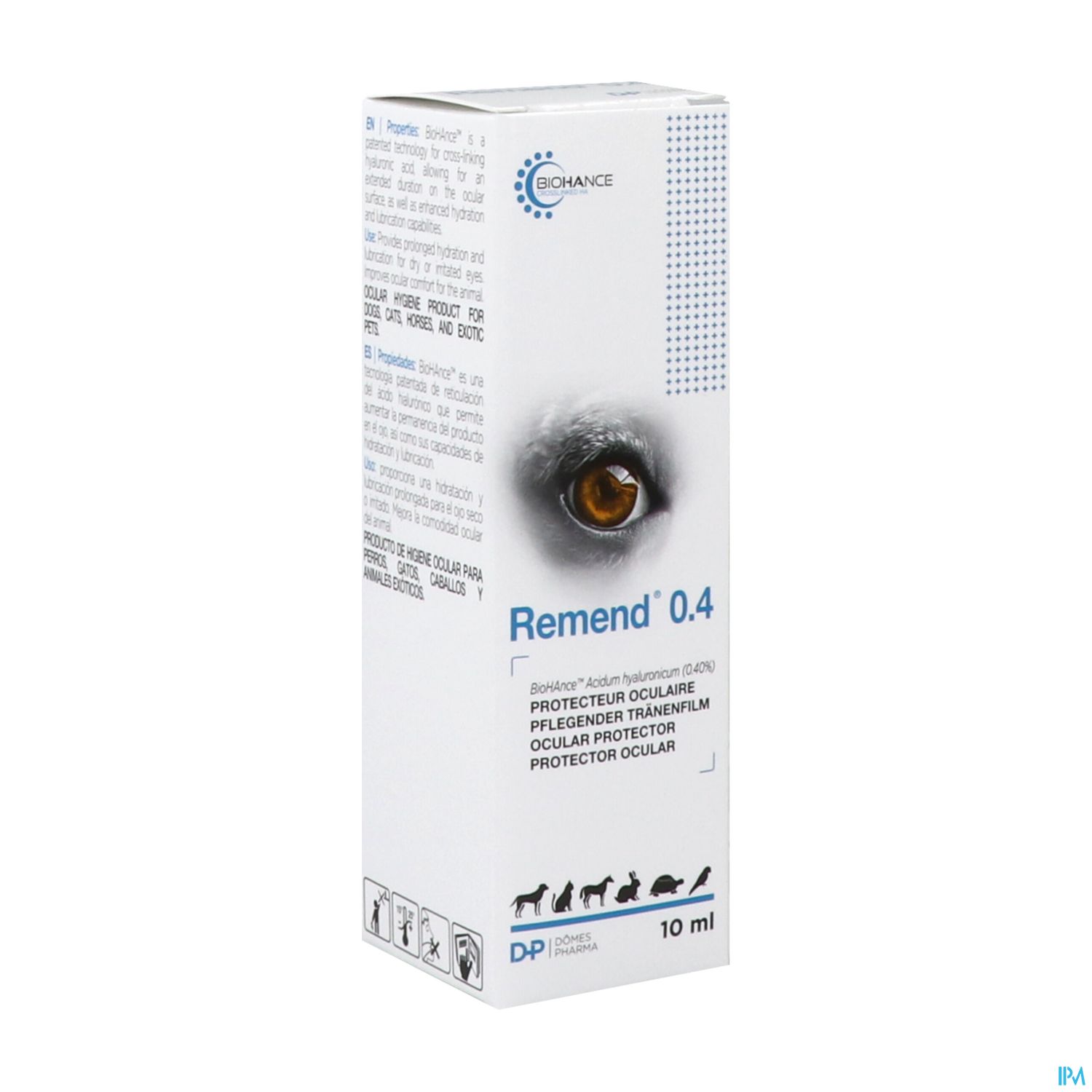Remend 0.4 Collyre Protecteur Oculaire Hydratant Et Lubrifiant 10ml