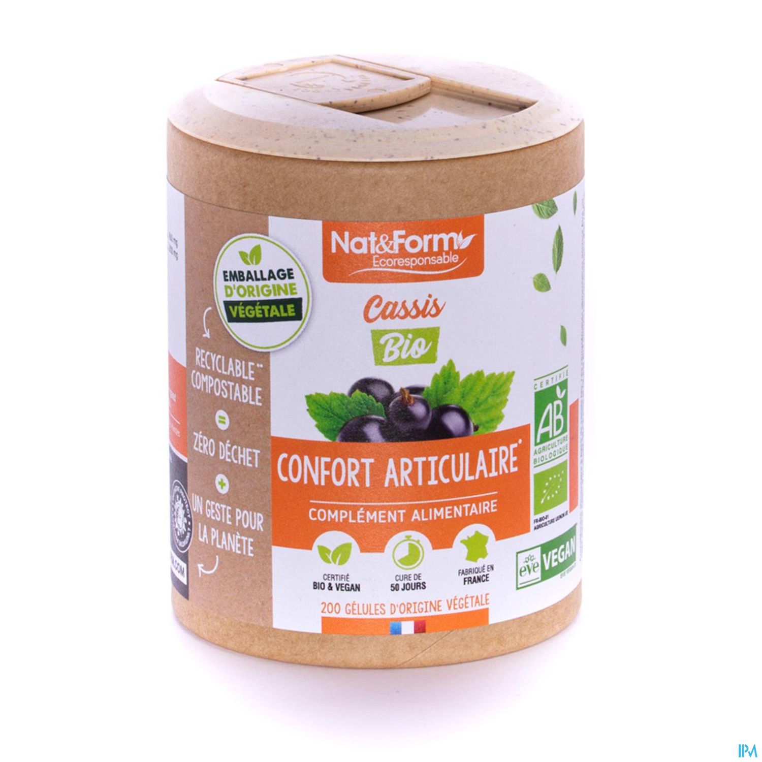 Nat Et Form Ecoresponsable Cassis Bio Gelule 90