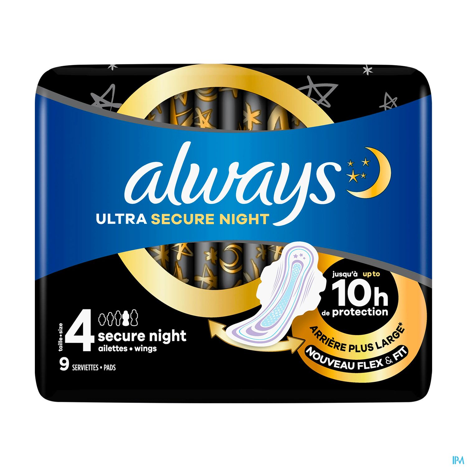 Always Ultra Secure Serviette Periodique Night 9