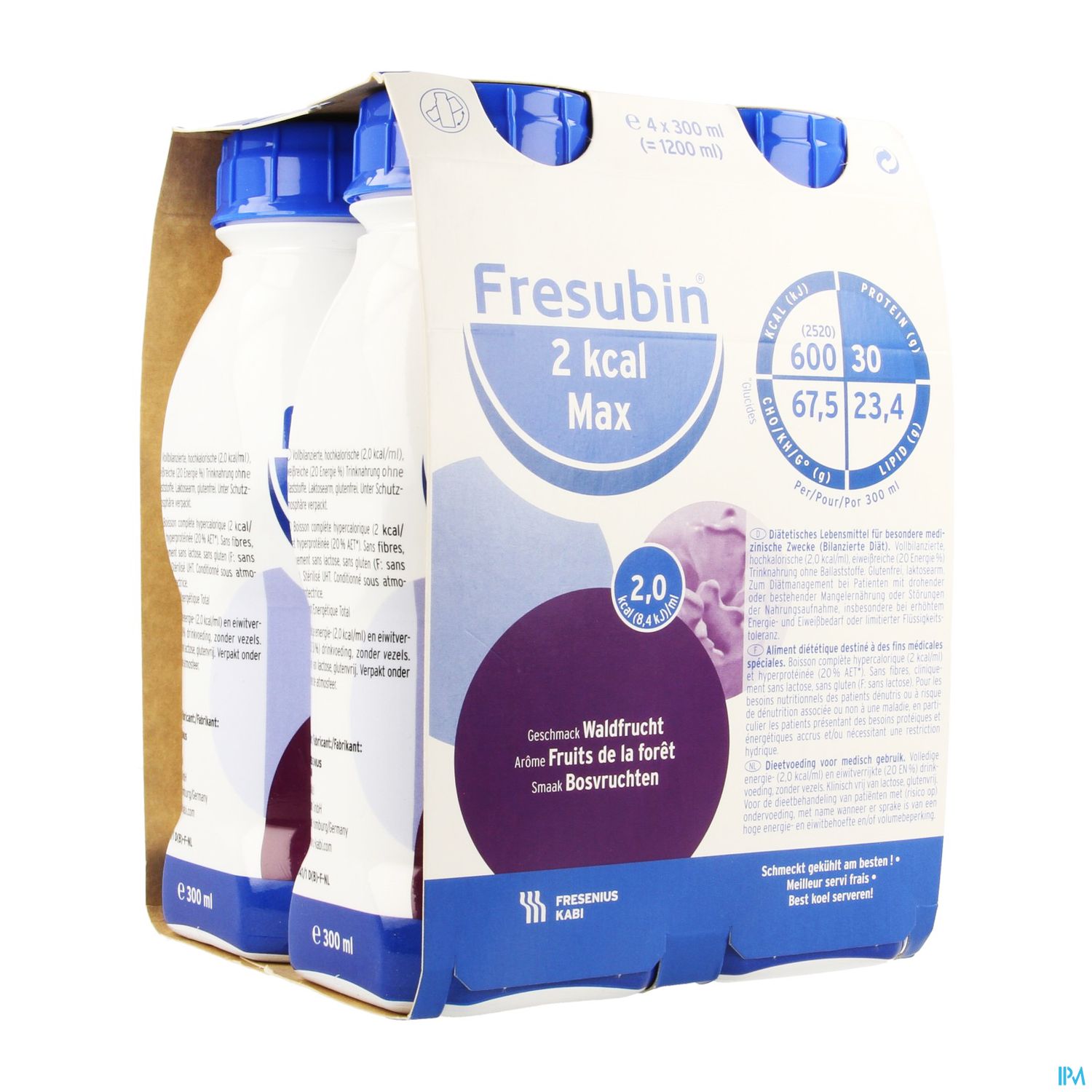 FRESUBIN MAX 2KCAL D. FR FOR4X300