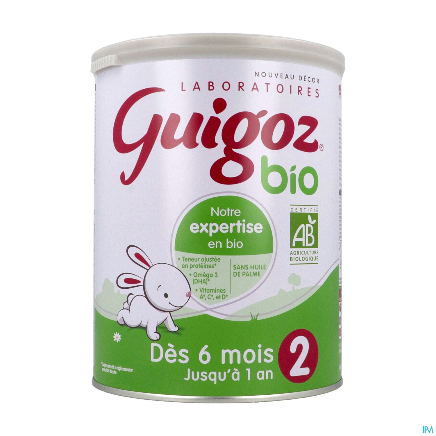 GUIGOZ LAIT BIO 2 PDR 800G