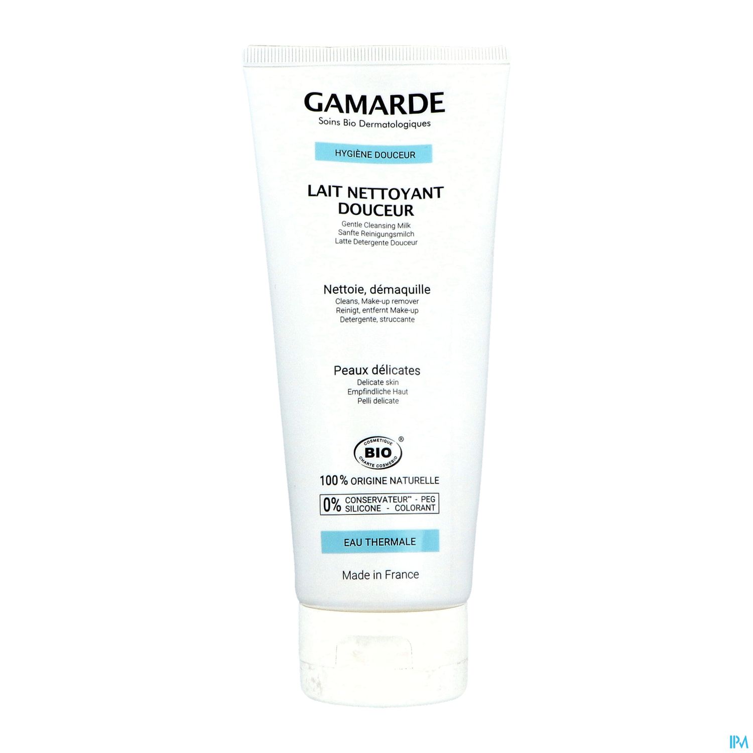 Gamarde Lait Nettoyant Douceur Bio 200g