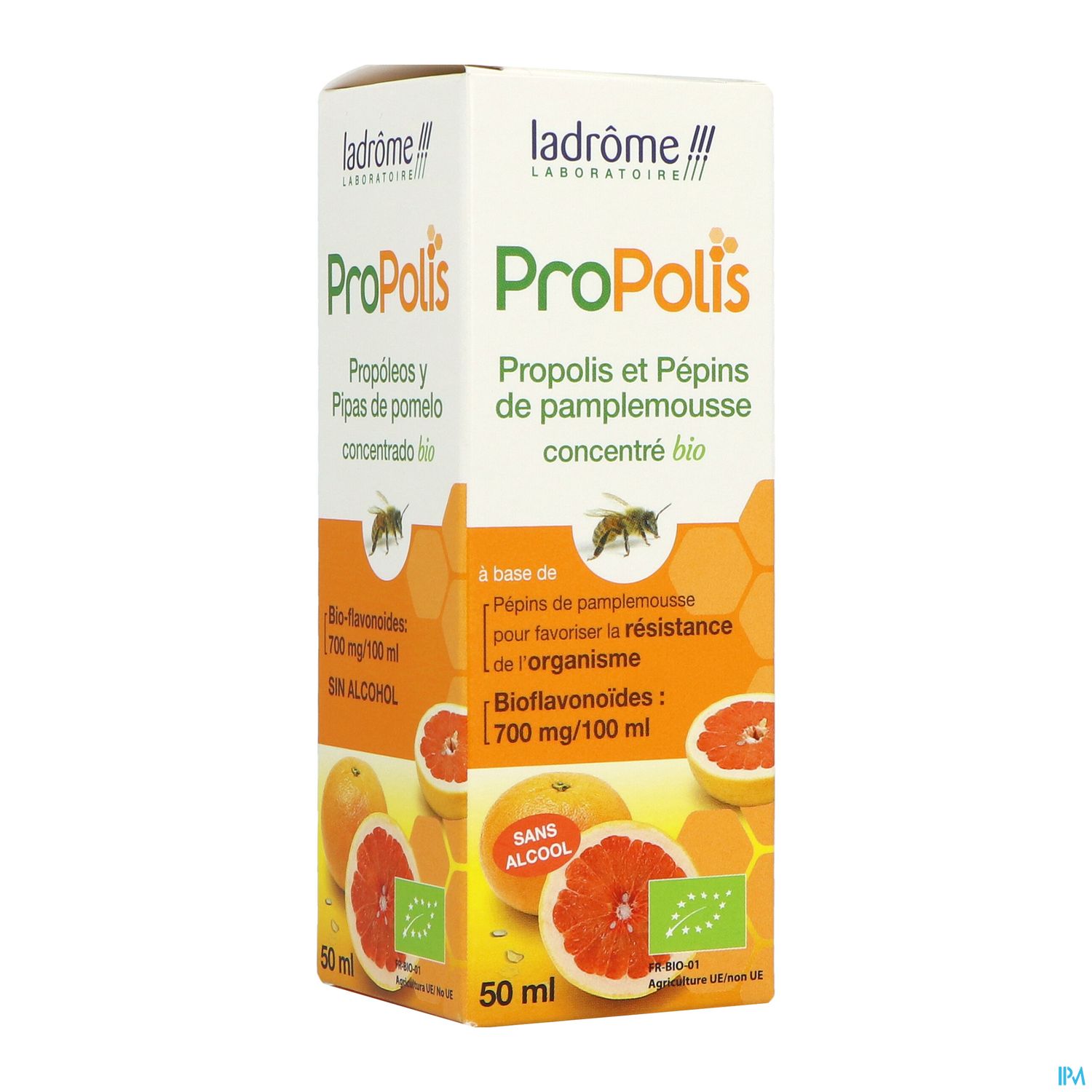 Ladrome Propolis Pepins Pamplemousse Bio 50ml