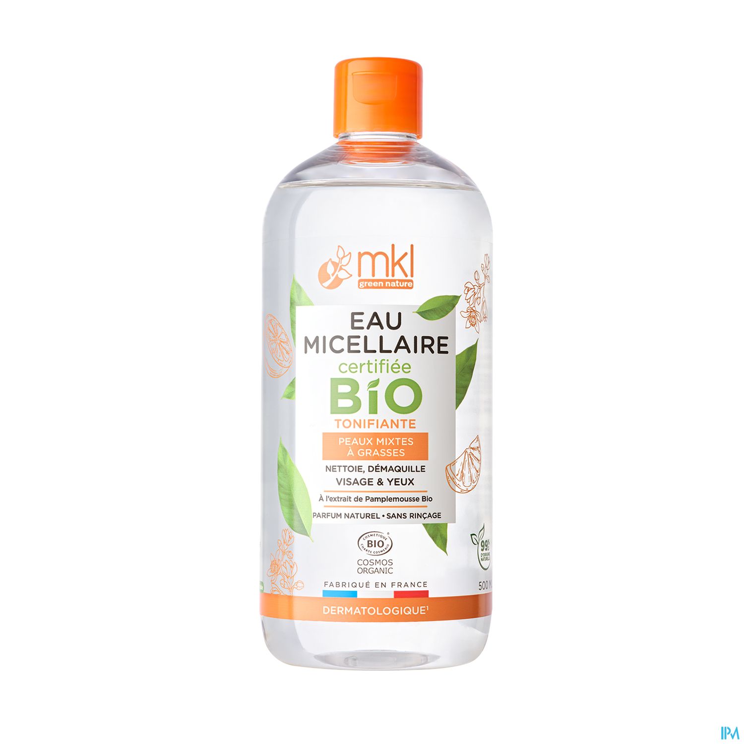 MKL EAU MICELL TONIF PMG BIO 500ML