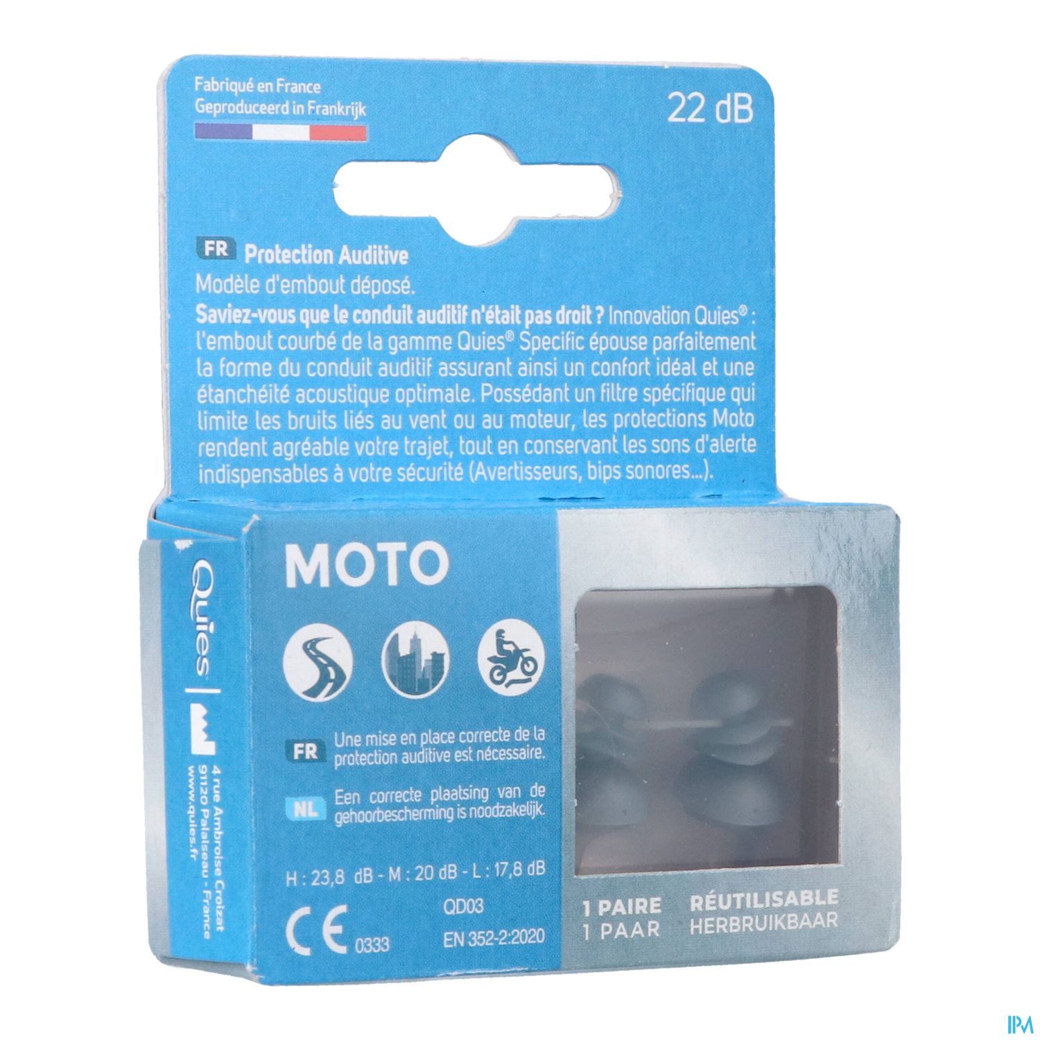 QUIES PROT AURIC SPEC MOTO X2