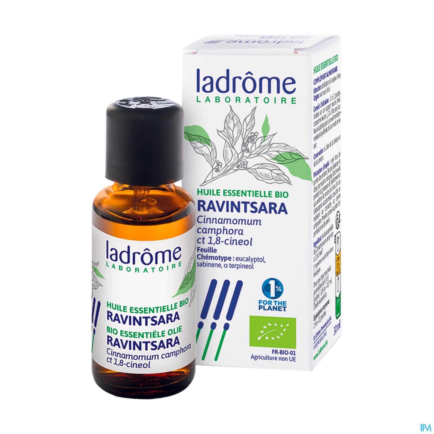 Ladrome Huile Essentielle Ravintsara Bio 30ml