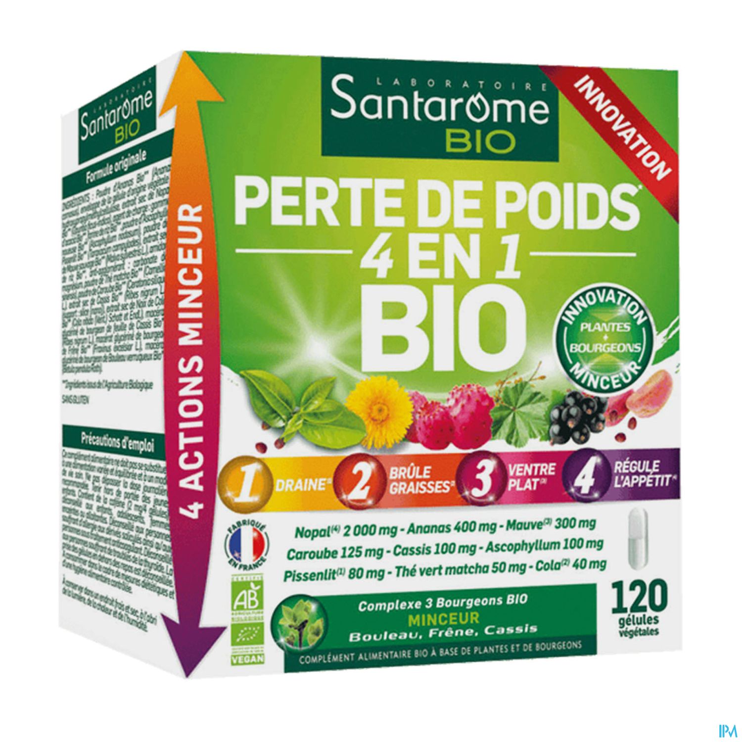 SANTAROME PERTE POID 4EN1 GELU120