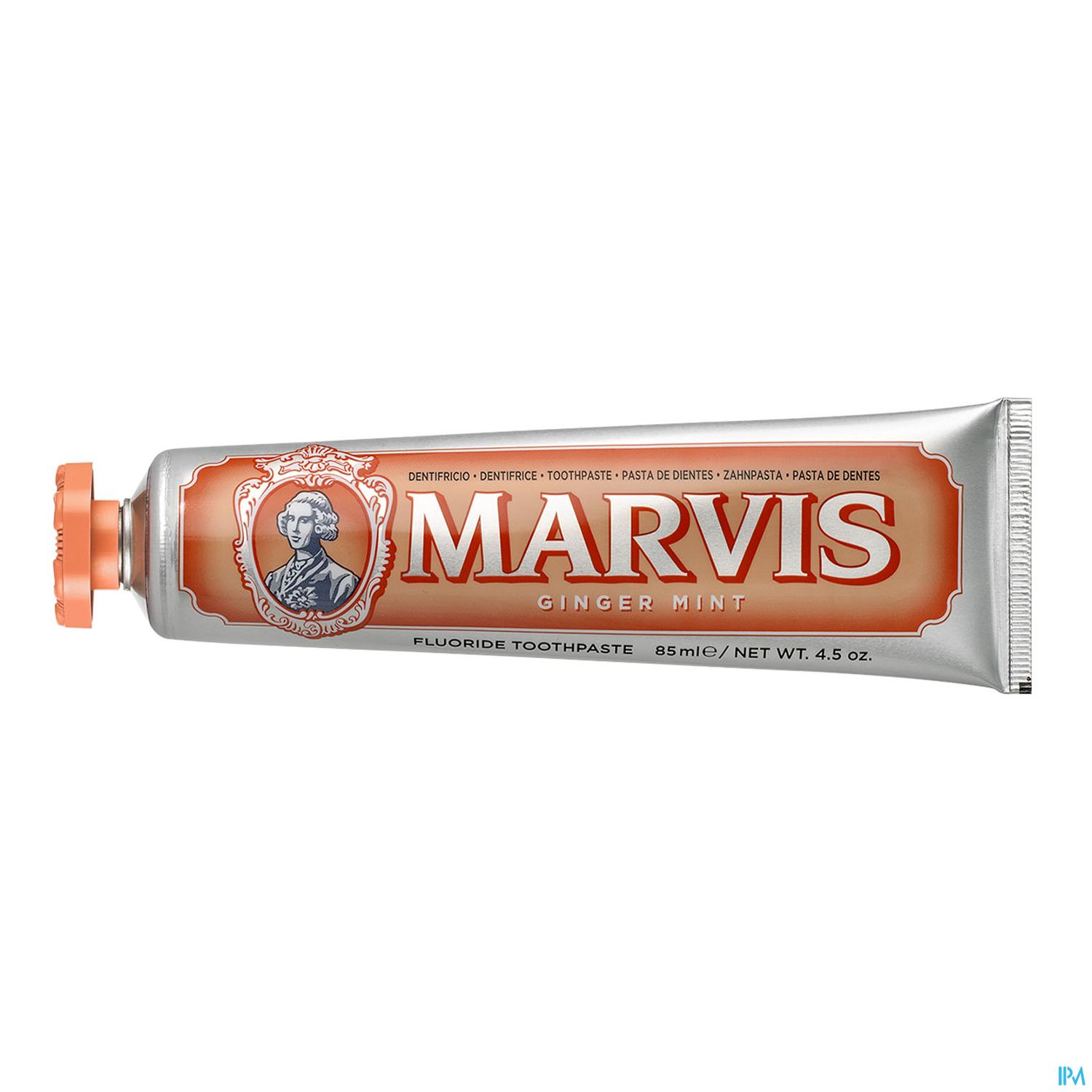 Marvis Orange Dentifrice Gingembre Menthe 85ml