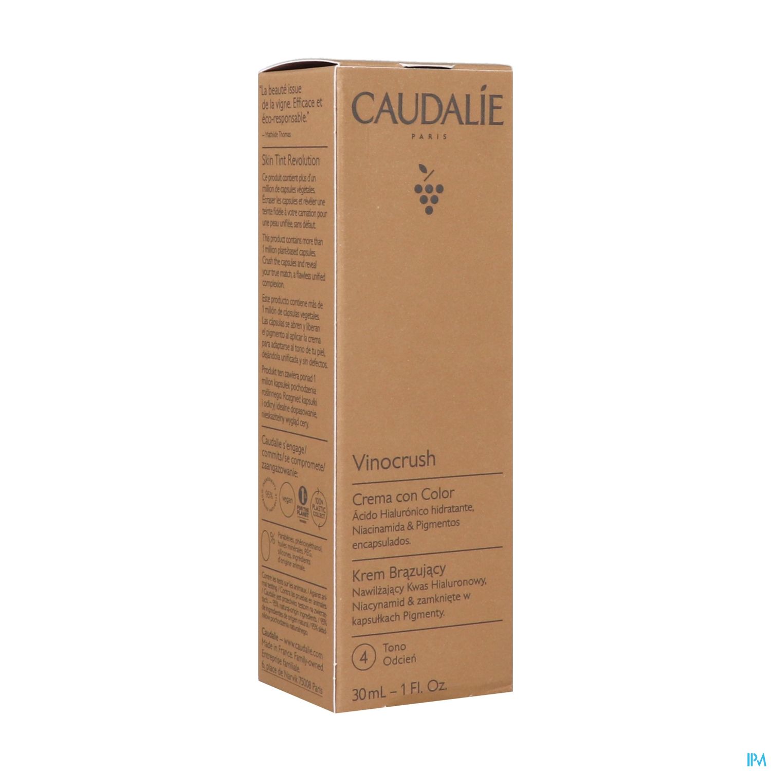 CAUDALIE VINOCRUSH CC CR TEINT 4