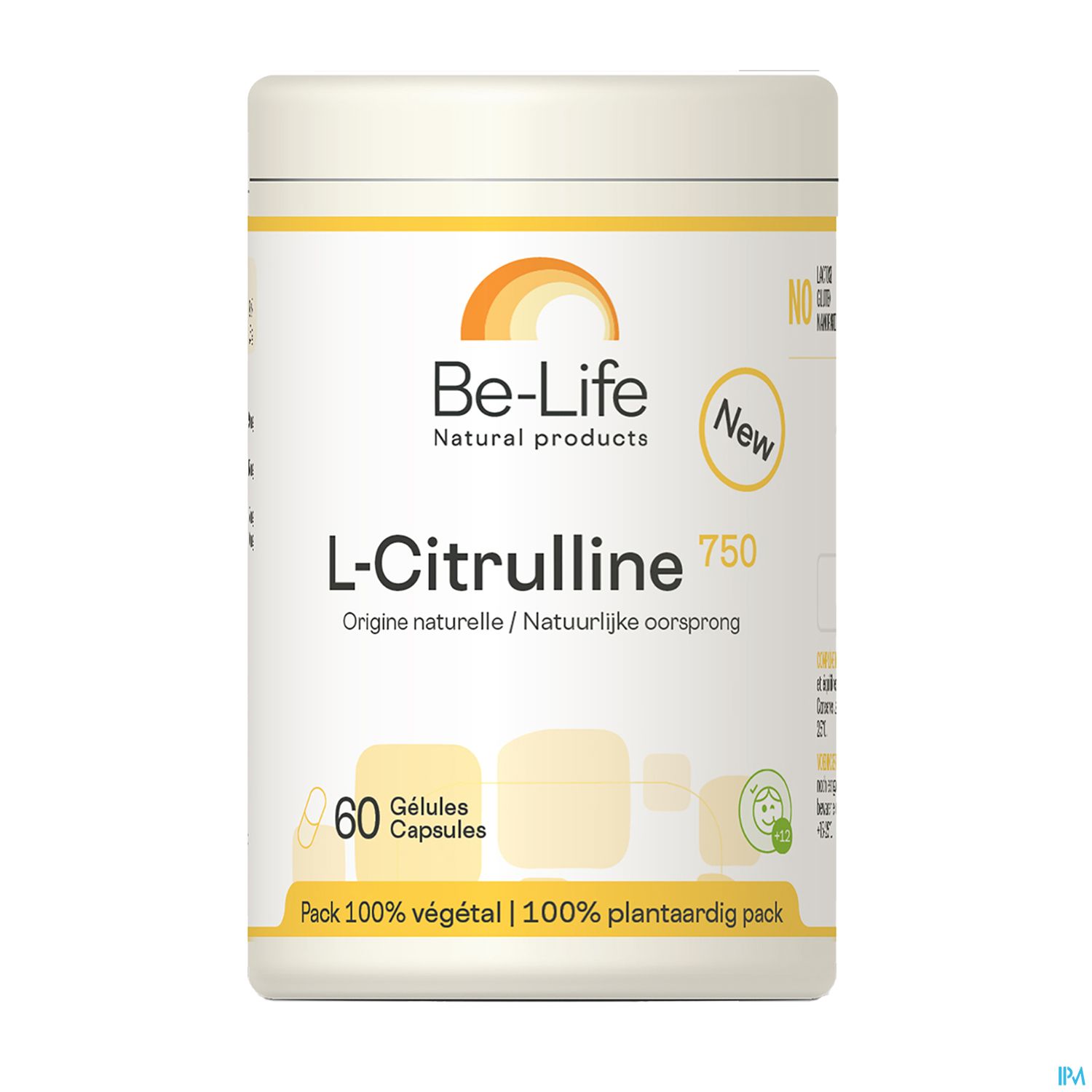 BE-LIFE L-CITRULLINE 750 GELUL 60