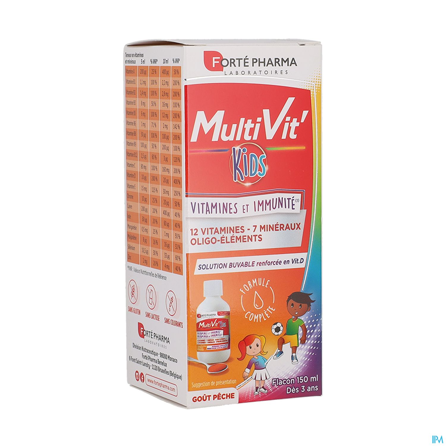MULTIVIT'4G KIDS SOL BUV 150ML