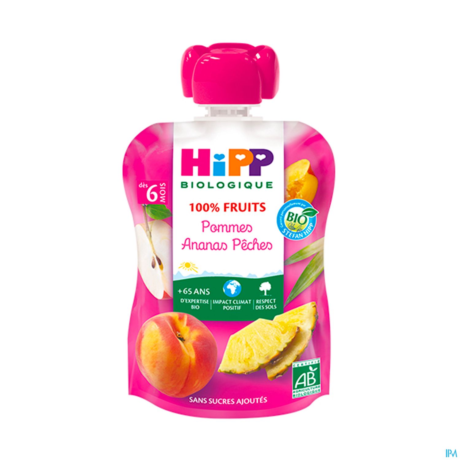 HIPP COMPOTE POM ANA PECH GOURD90G